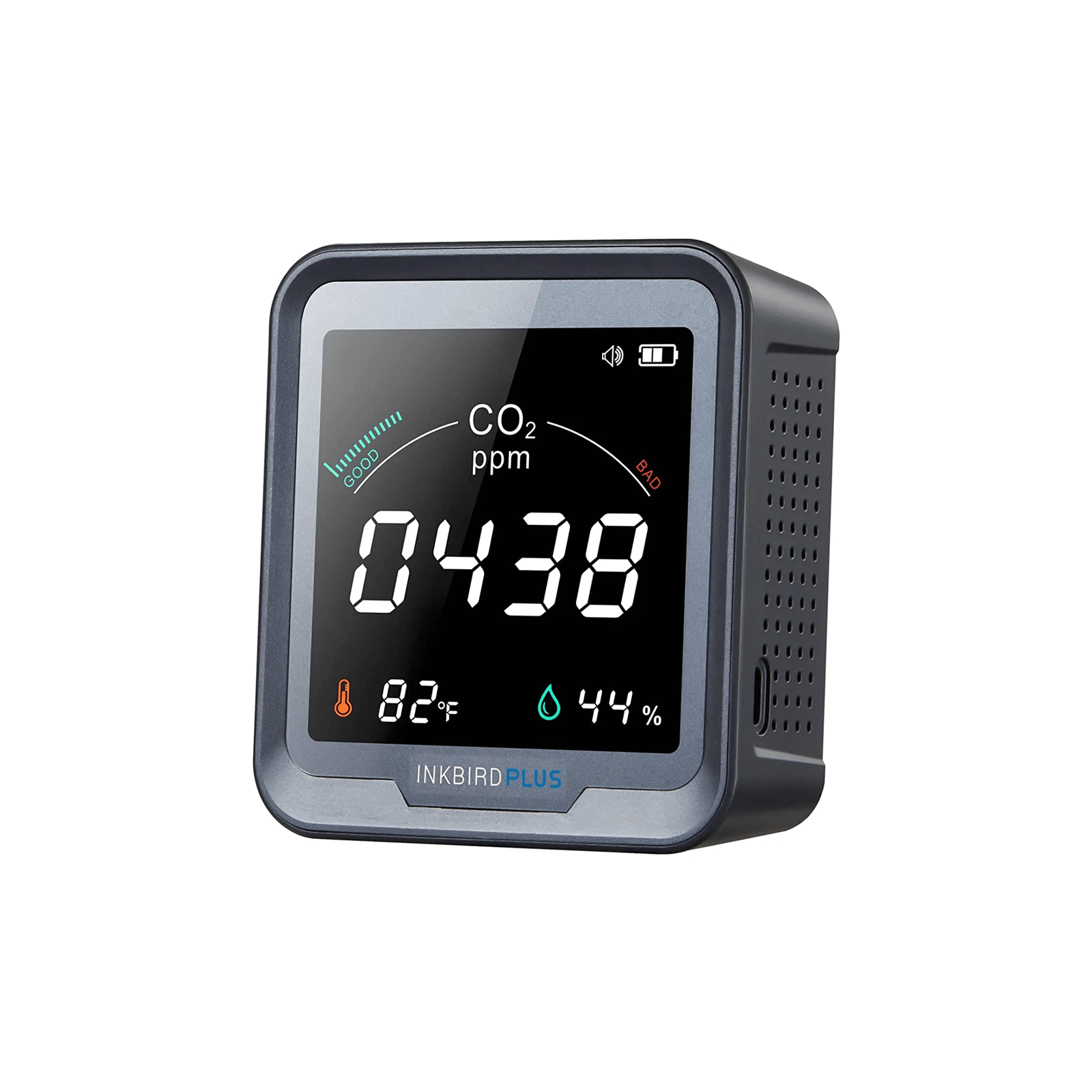 3-in-1 Digital CO2 Detector with Temperature & Humidity Monitor (PTH-9C) - Ideal for Home, Office, and Indoor Air Quality Monitoring