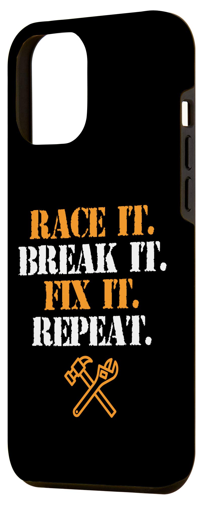 iPhone 12 Pro Max Case - Durable Car Mechanic Design Phone Cover with Shockproof Protection | Perfect for Auto Enthusiasts & DIY Mechanics (Black)