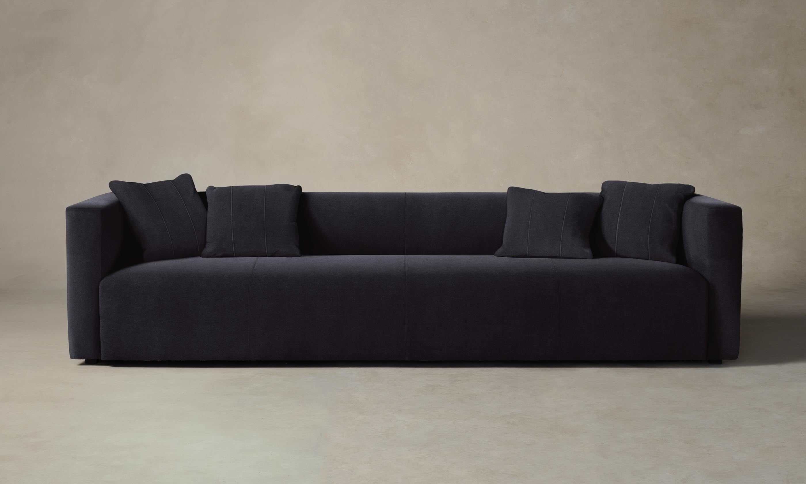Breuer Sofa - Premium Performance Velvet Flannel Upholstery for Modern Living Rooms & Cozy Home Decor