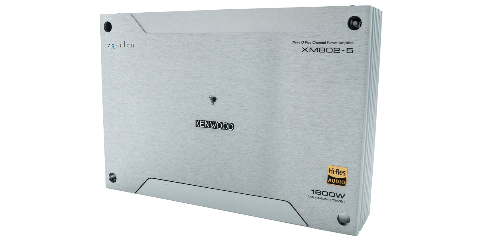 Kenwood Excelon XM802 5-Channel Class D Marine & Powersports Amplifier - High Power Audio for Boats, ATVs, and Motorcycles