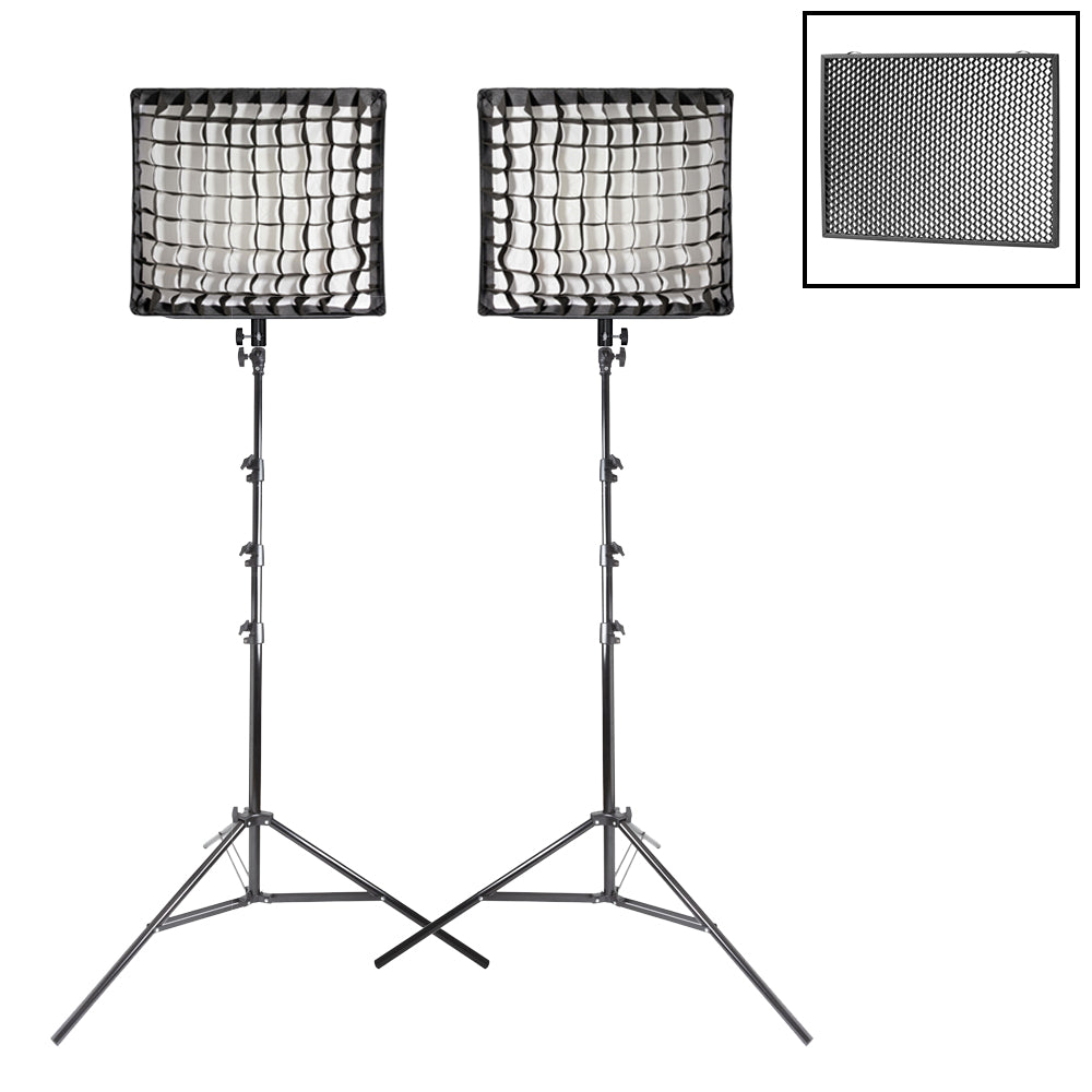 LD75R RGB LED Panel Light Kit for Photography & Videography - Soft, Adjustable Lighting for YouTube, TikTok, Live Streaming & Studio Shoots