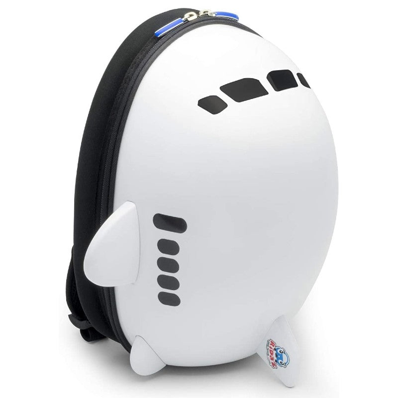 Ridaz Kids Airplane Backpack - White (AIRBP2WHT) | Durable School Backpack for Boys & Girls, Travel Carry-On for Kids, Perfect for School, Travel & Outdoor Adventures