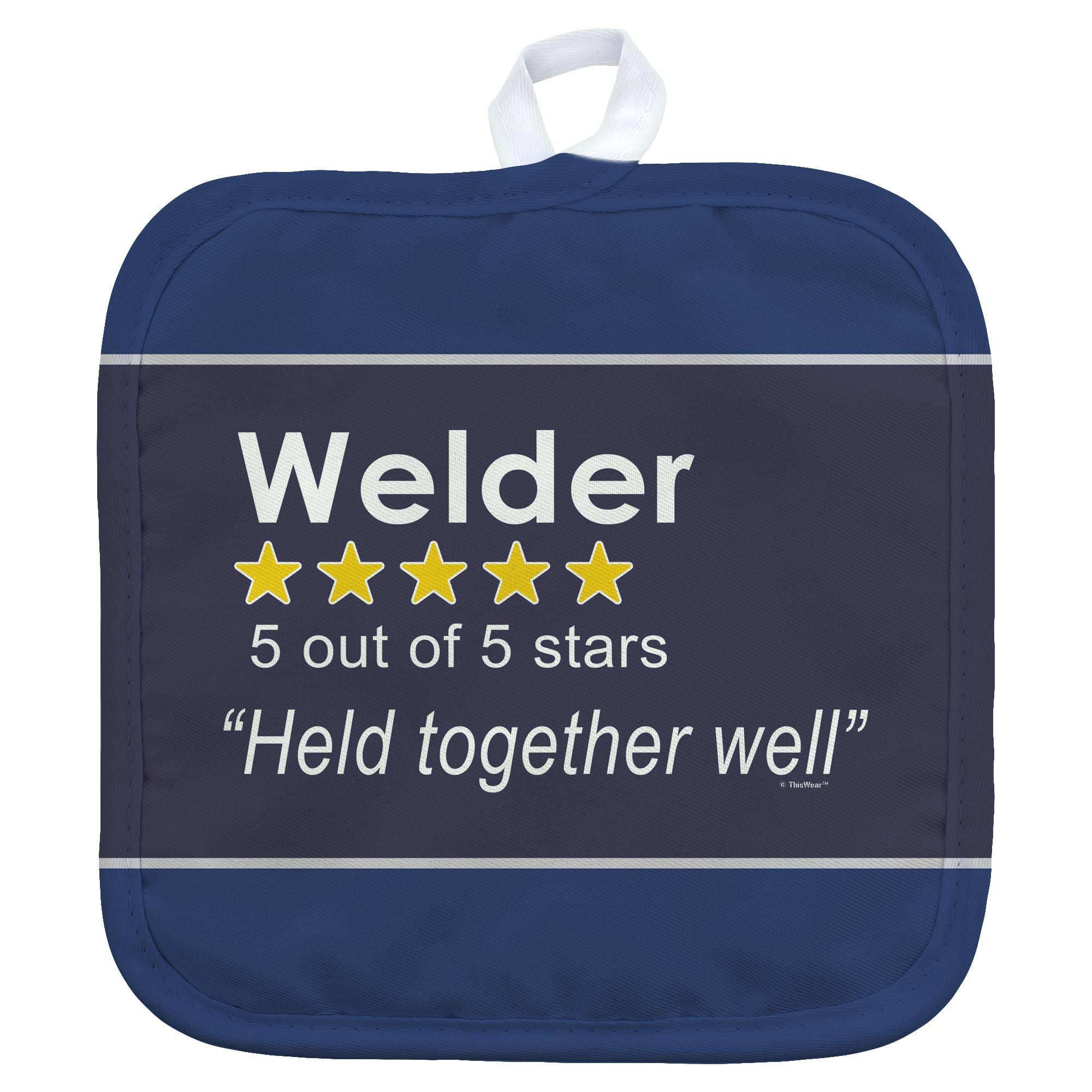 Premium Welding Gifts for Women - Durable 5-Star Rated Square Pot Holder - Perfect for Kitchen, BBQ, and Welding Enthusiast Gifts