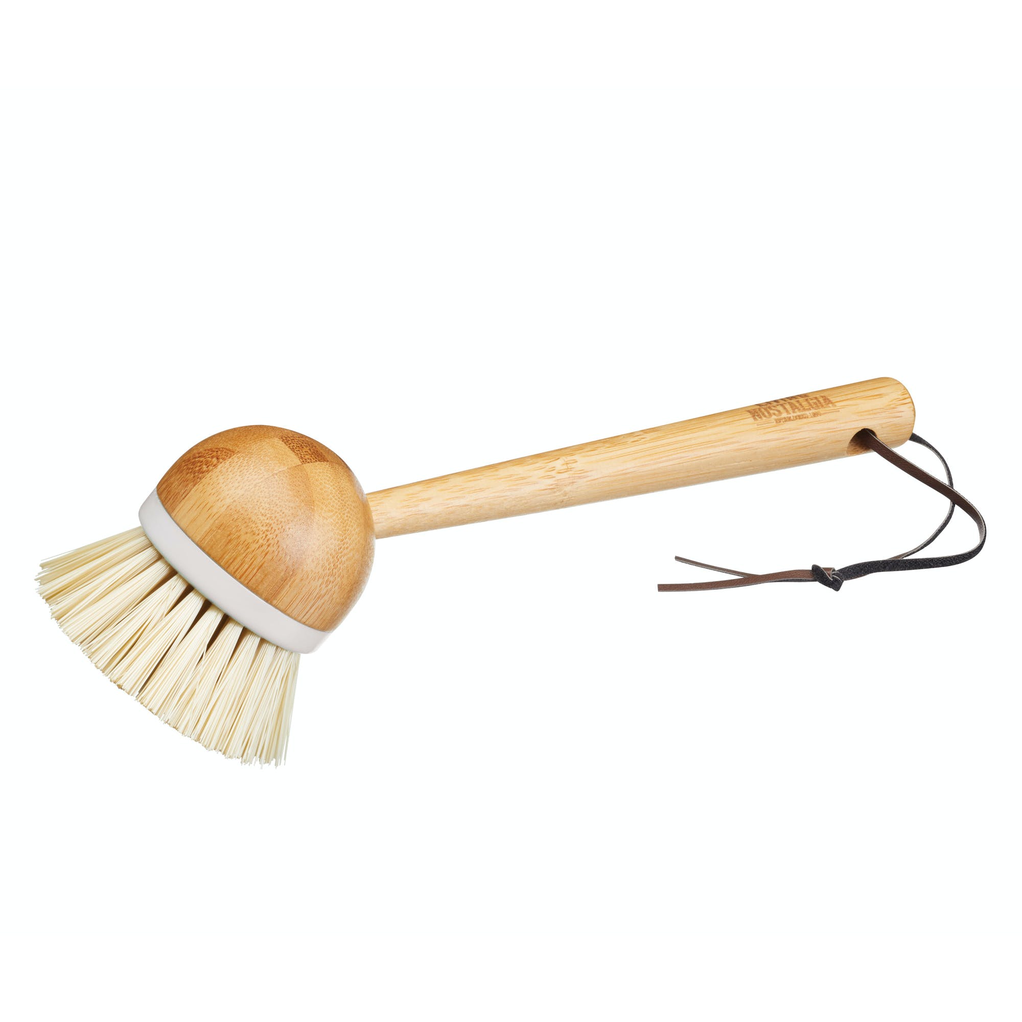 Eco-Friendly Small Round Bamboo Dish Scrub Brush - Natural Kitchen Cleaning Brush for Pots, Pans & Dishes - Perfect for Sustainable Home & Zero Waste Lifestyle