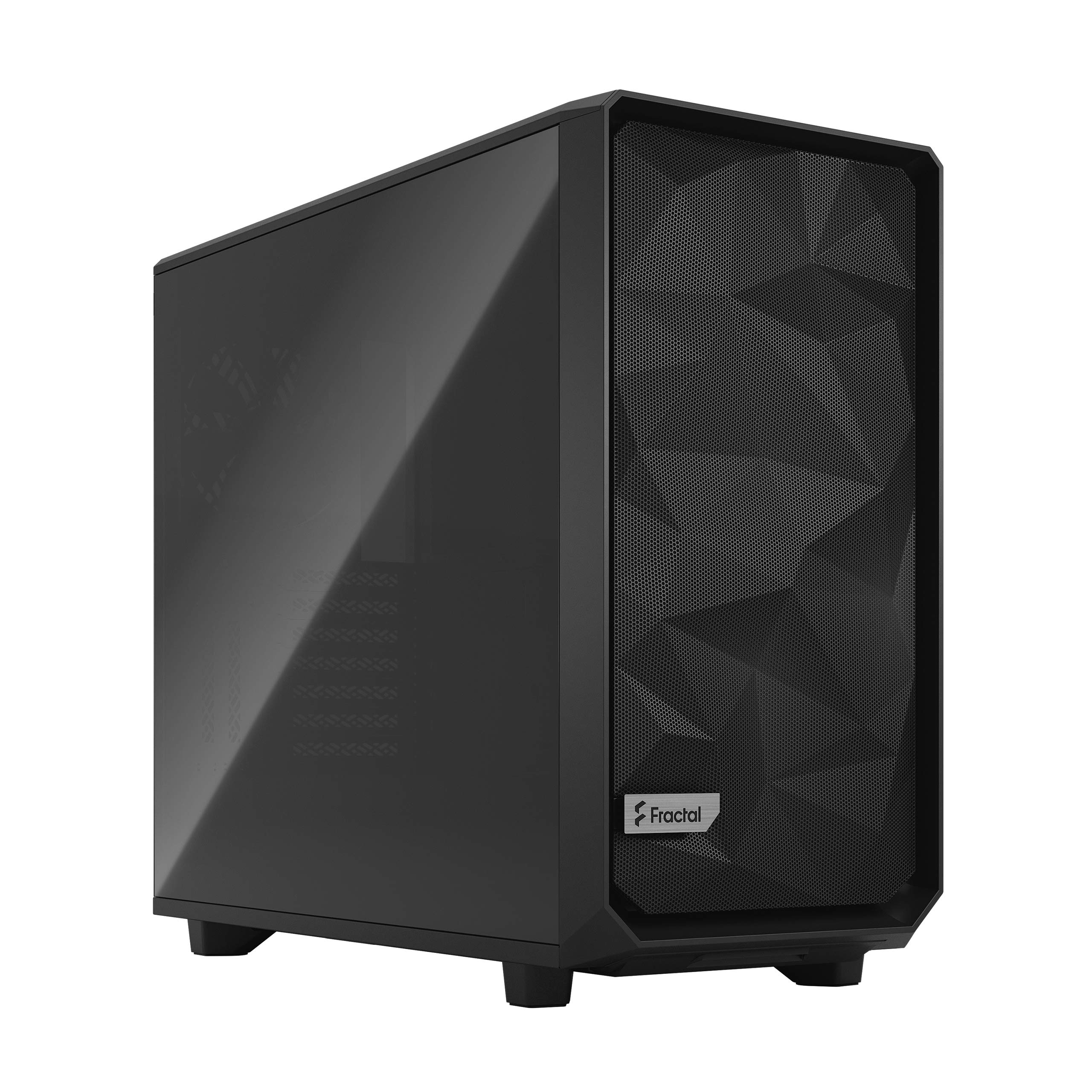 Fractal Design Meshify 2 Black ATX Mid Tower PC Case - Dark Tinted Tempered Glass Window, High Airflow Mesh Front Panel, Spacious Interior for Gaming & Workstation Builds - Perfect for Gaming Rigs, Streaming PCs & Content Creation Workstations