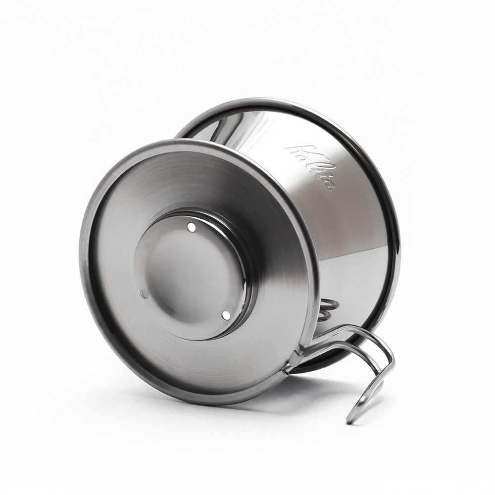 Premium Kalita Wave Tsubame 185 Stainless Steel Pour Over Coffee Dripper - Ideal for Home Brewing, Specialty Coffee Shops & Gift for Coffee Lovers
