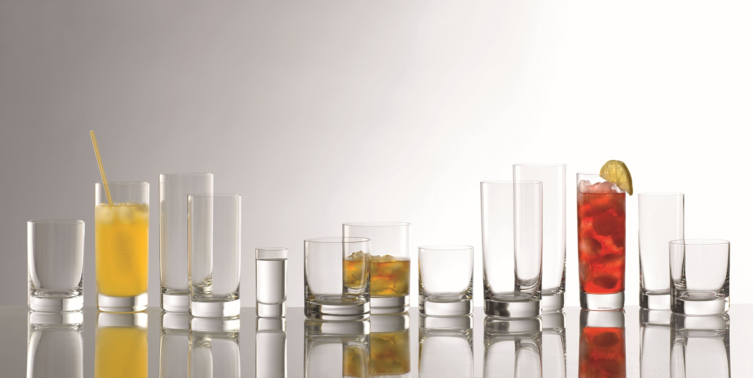 Stolzle New York Bar Collins Glasses - Set of 6 Premium Cocktail Glasses for Whiskey, Mojito & Iced Tea - Perfect for Home Bars, Parties & Restaurants