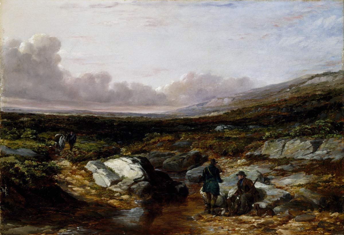 Berkin Arts Arthur Fitzwilliam Tait Giclee Print - Deer Stalking in Scotland Fine Art Reproduction Poster - Premium Wall Decor for Living Room, Office & Gallery