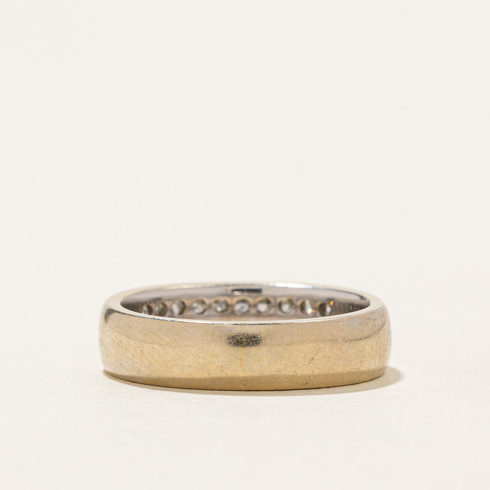 Double Row Semi Eternity Diamond Band Ring - 0.77 Carat Total Weight (CTW) - Size 5.5 - Perfect for Anniversary, Engagement, or Wedding Gift
