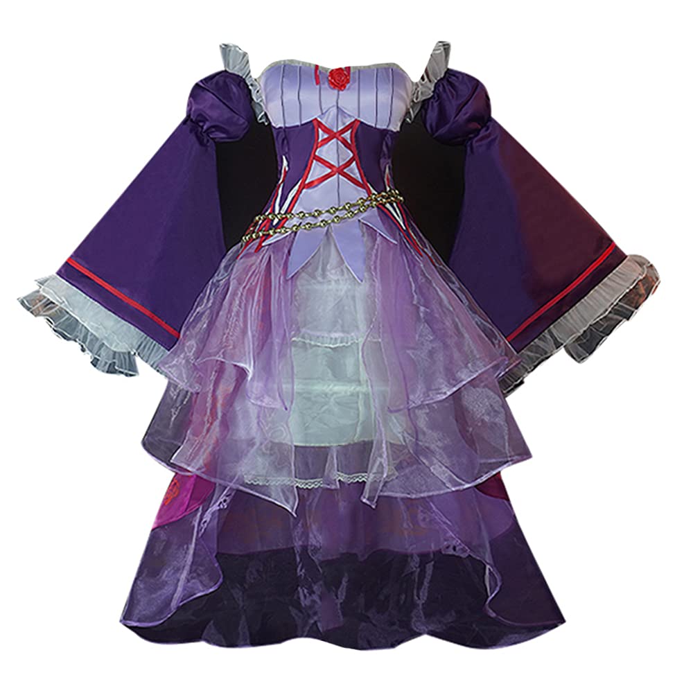 Re ZERO Starting Life in Another World Rem & Ram Cosplay Costume - Anime Halloween Party Outfit, Convention Cosplay Dress, Anime Lover Gift for Women & Girls