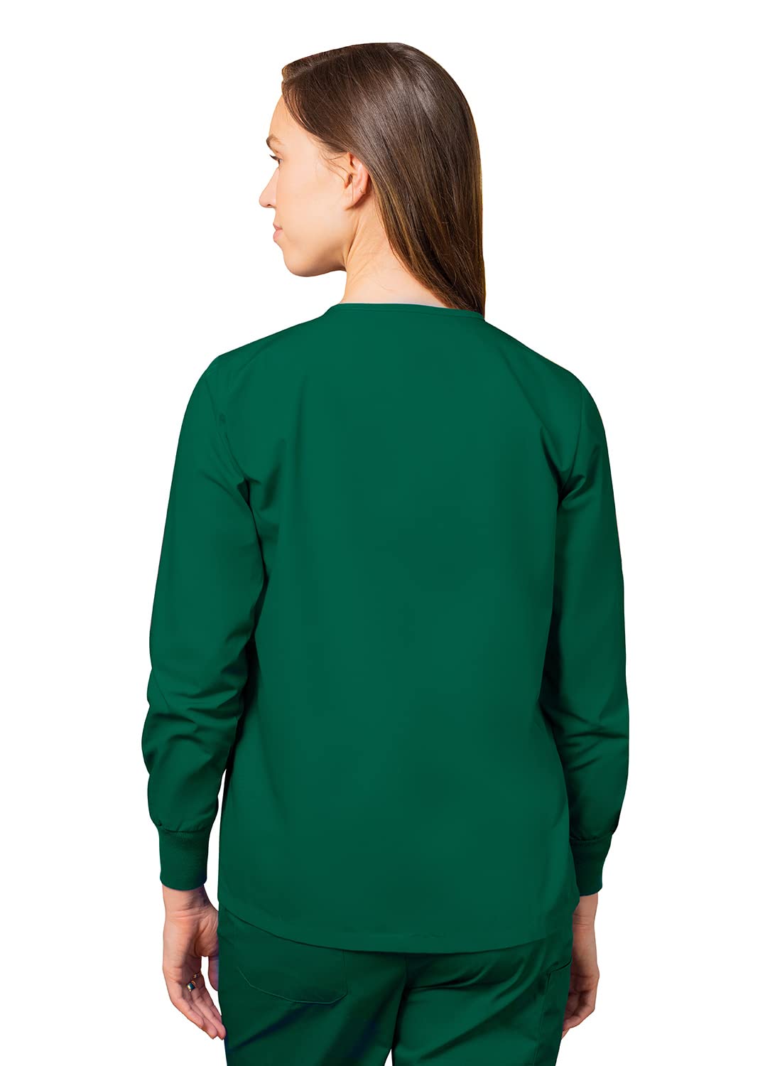 Adar Women's Medical Scrub Set - Comfortable Warm-Up Jacket & Stretchy Pull-On Pants for Nurses, Doctors & Healthcare Professionals | Perfect for Hospital Shifts, Clinics & Medical Work