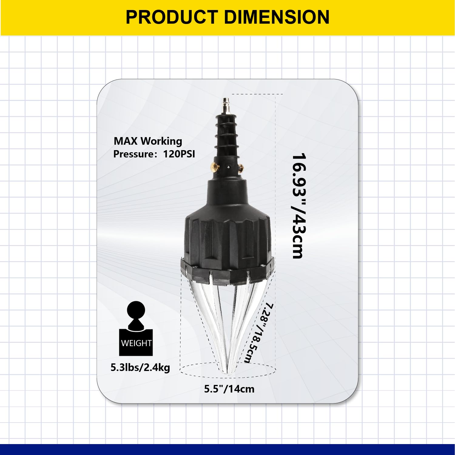 Universal Pneumatic CV Joint Boot Spreader Expander - Air Tool for Easy CV Joint Boot Installation & Removal | Fits All Universal & OEM Vehicle CV Joints | Ideal for Auto Repair Shops & DIY Mechanics
