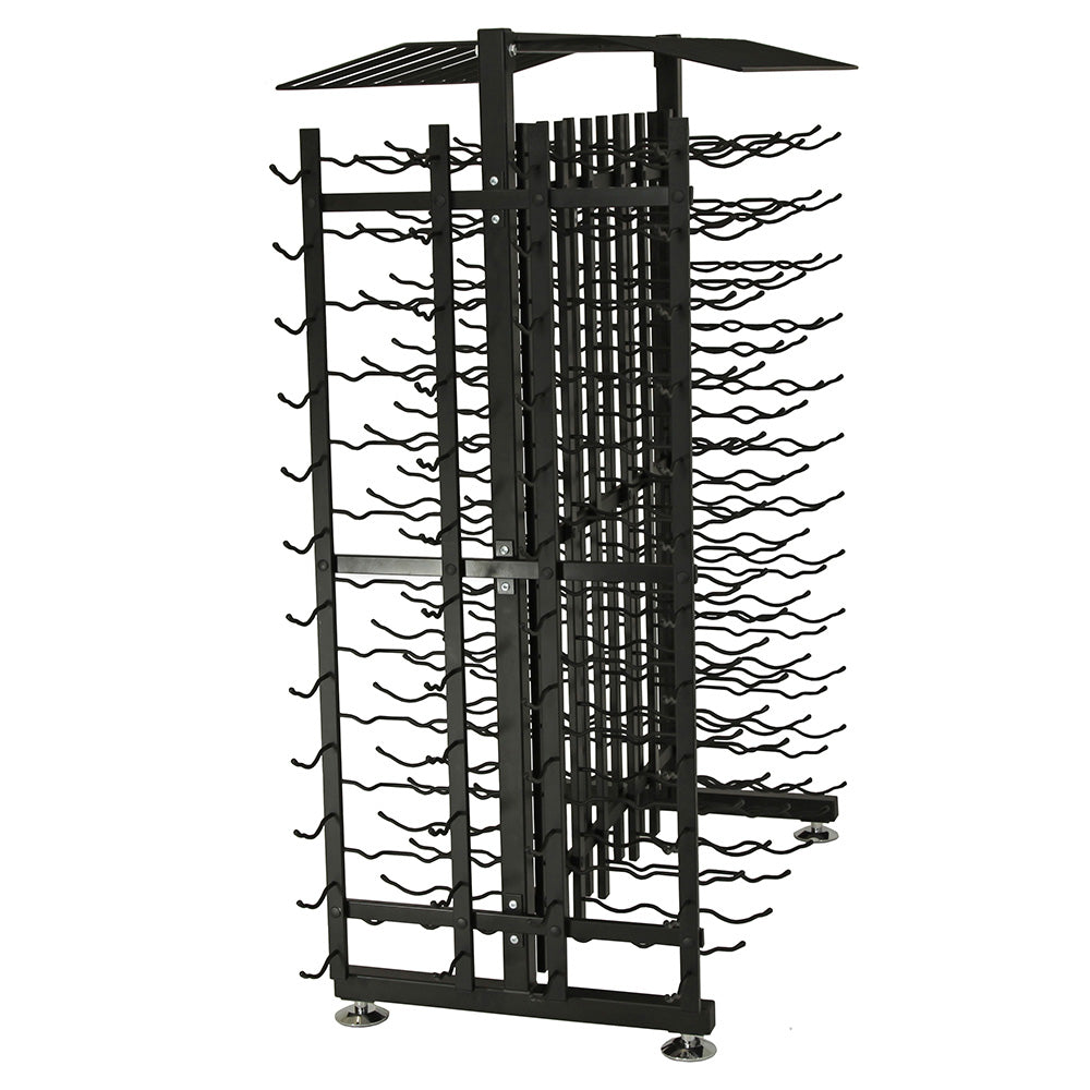 Commercial Wine Rack - Sturdy Metal Endcap Display for Liquor Bottles - Perfect for Bars, Restaurants, and Retail Stores