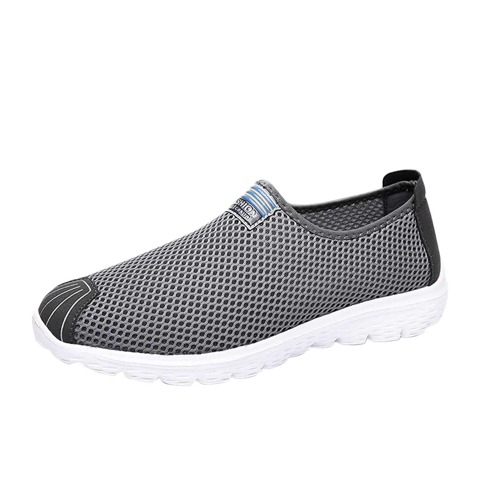 YSJZBS Lightweight Running Shoes for Men - Breathable Sports Sneakers with Memory Foam - Extra Wide Comfort Fit - Perfect for Jogging, Gym Workouts & Casual Wear