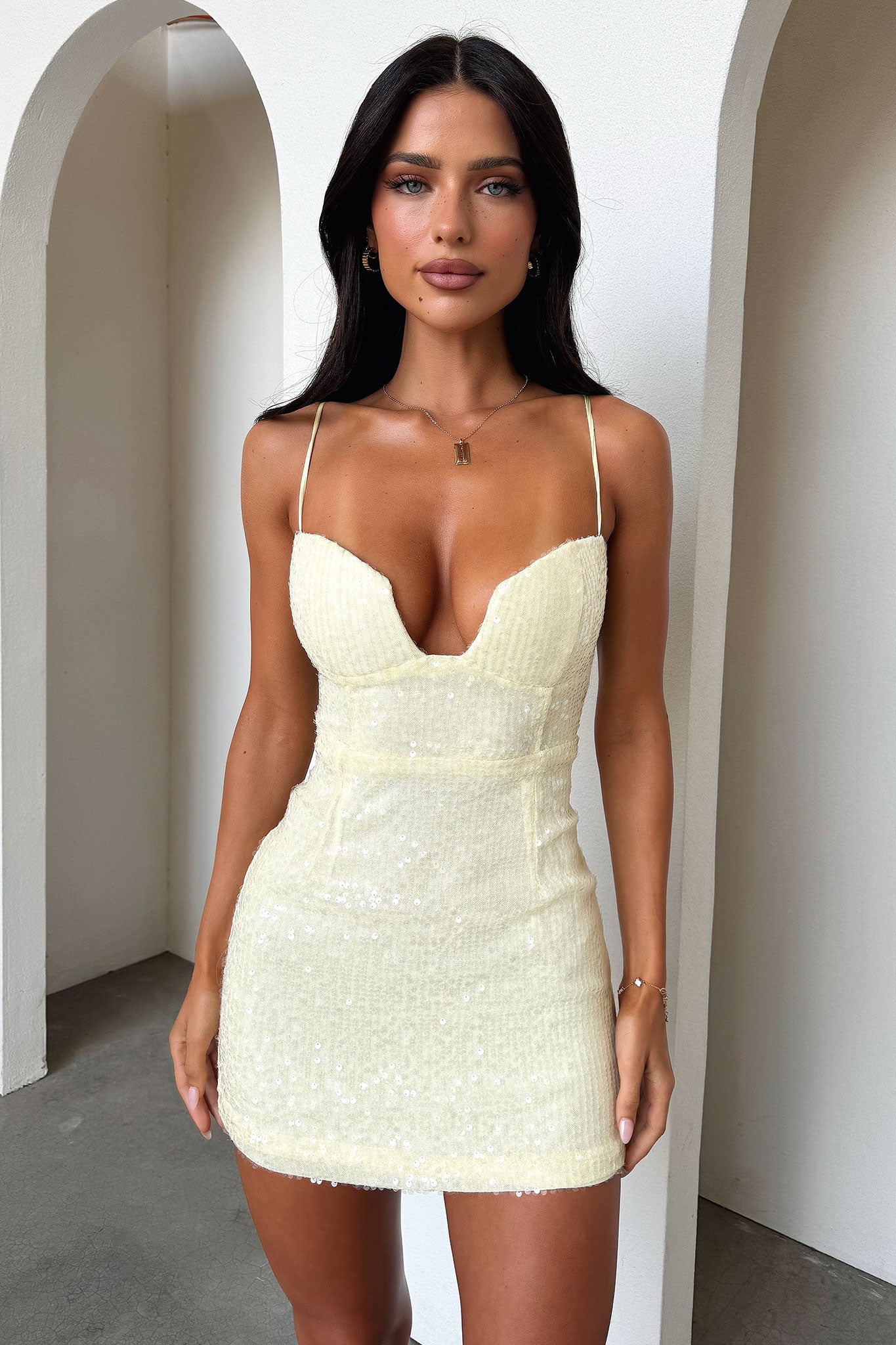Grande Mini Dress in Yellow | Flowy Summer Dress for Women | Perfect for Beach, Party & Casual Outings
