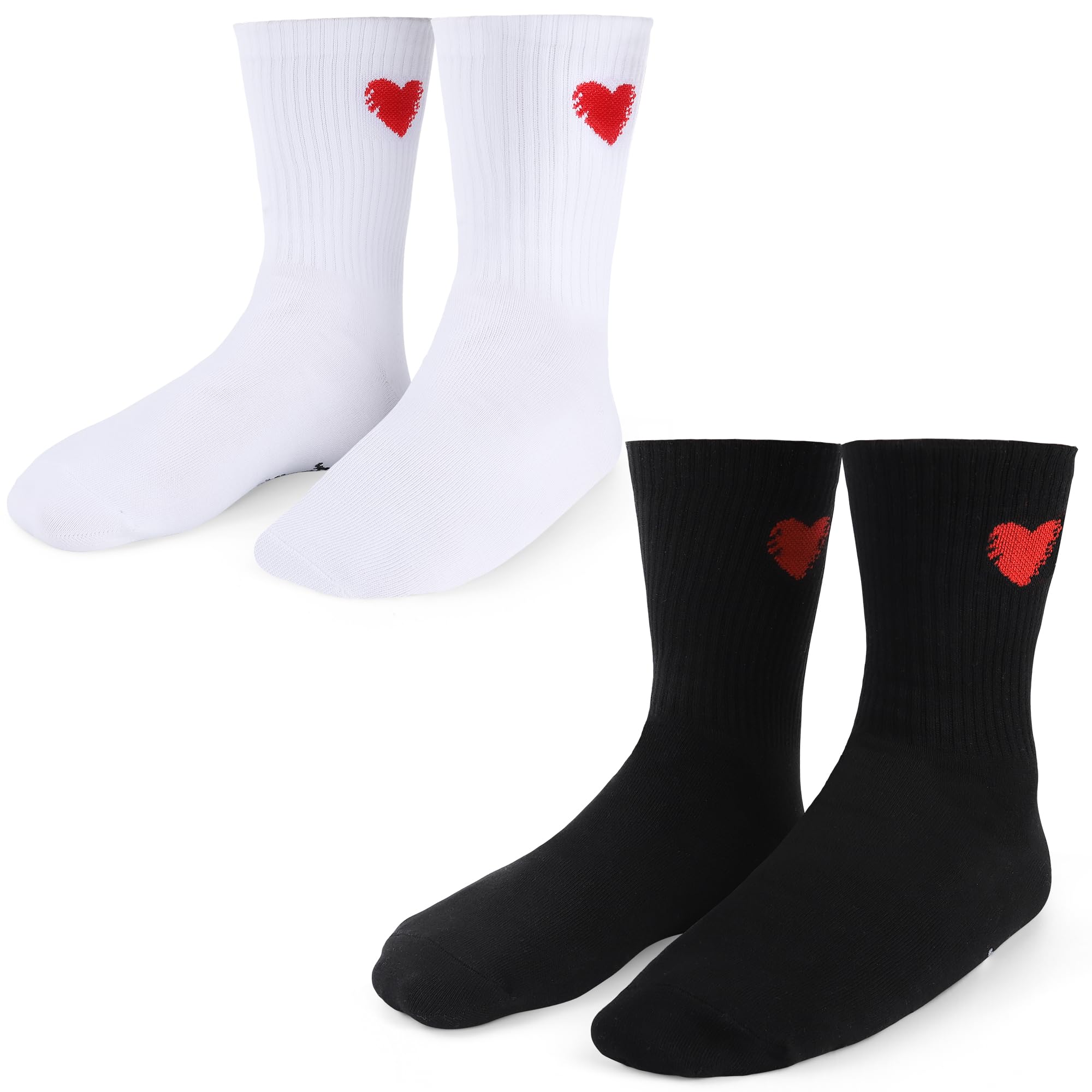 2nd Anniversary Cotton Socks Gift Set for Couples - Romantic Pair with Card & Box for Him & Her - Perfect for Anniversaries & Special Occasions