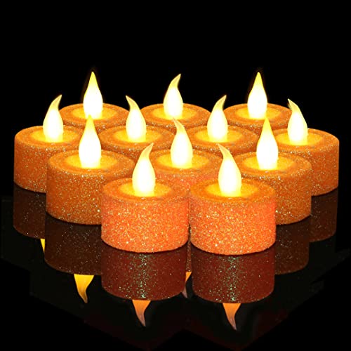 Orange Glitter