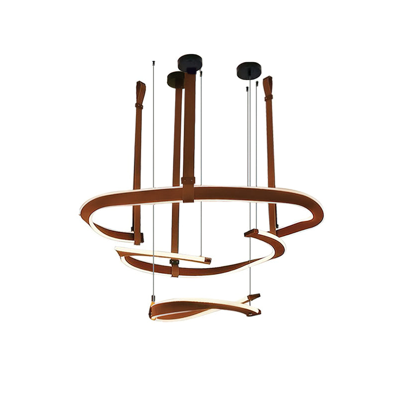 Finopi Elegant Crystal Chandelier - Modern Ceiling Light Fixture for Dining Room, Living Room & Bedroom | Perfect for Home Decor & Wedding Venue Lighting