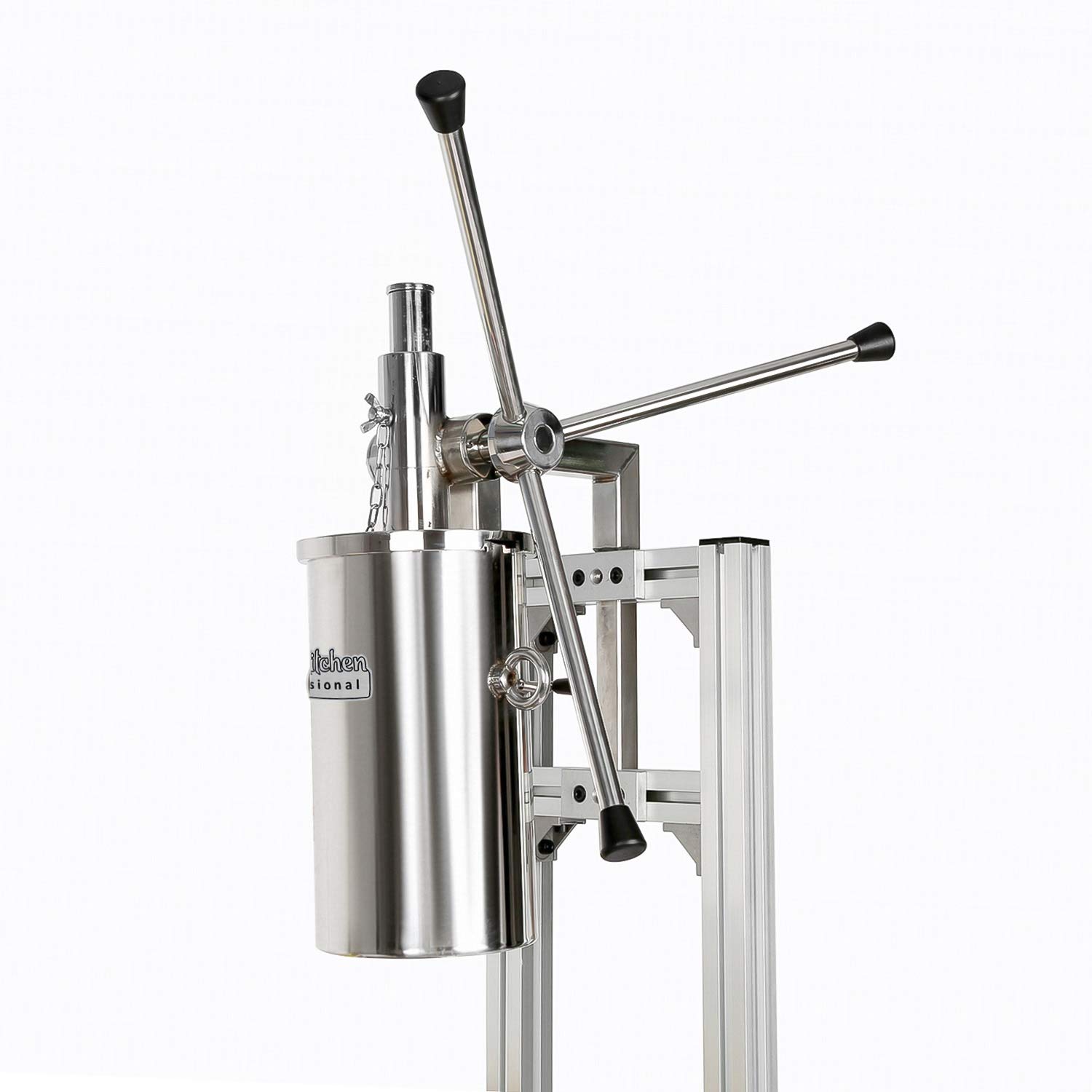 ALDKitchen 3-Hole Churro Maker Machine with L-Shape Stand | Manual Churro Press & Cutter | Stainless Steel Churro Maker Kit (Includes 30L Fryer) | Perfect for Home Baking, Party Snacks & Street Food Business