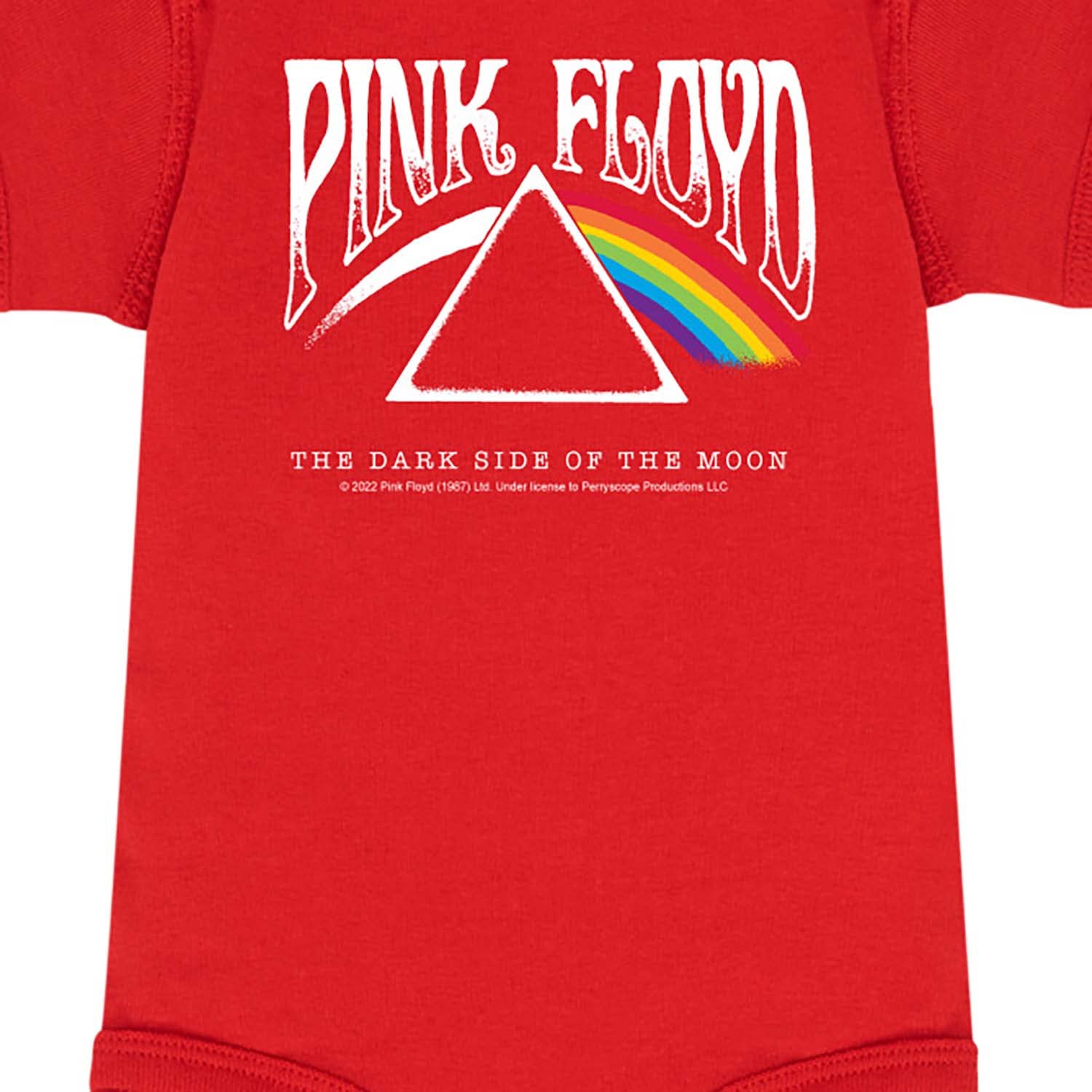 HYBRID APPAREL Pink Floyd Dark Side of The Moon Baby Onesie - Soft Cotton Infant Bodysuit for Boys & Girls - Perfect for Concerts, Music Festivals & Rock-Themed Parties
