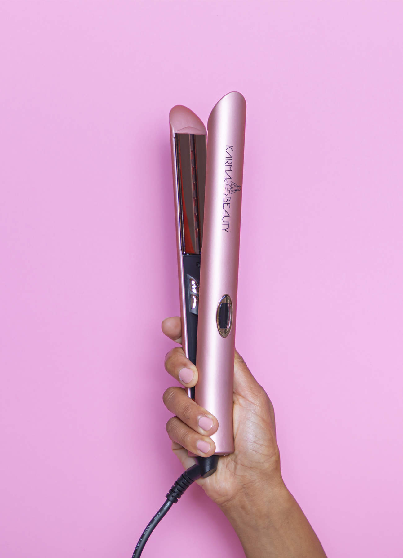 Professional Ultrasonic Infrared Flat Iron for Hair Styling - Fast Heating, Frizz Control & Shine Enhancement - Perfect for Salon, Home Use & Travel