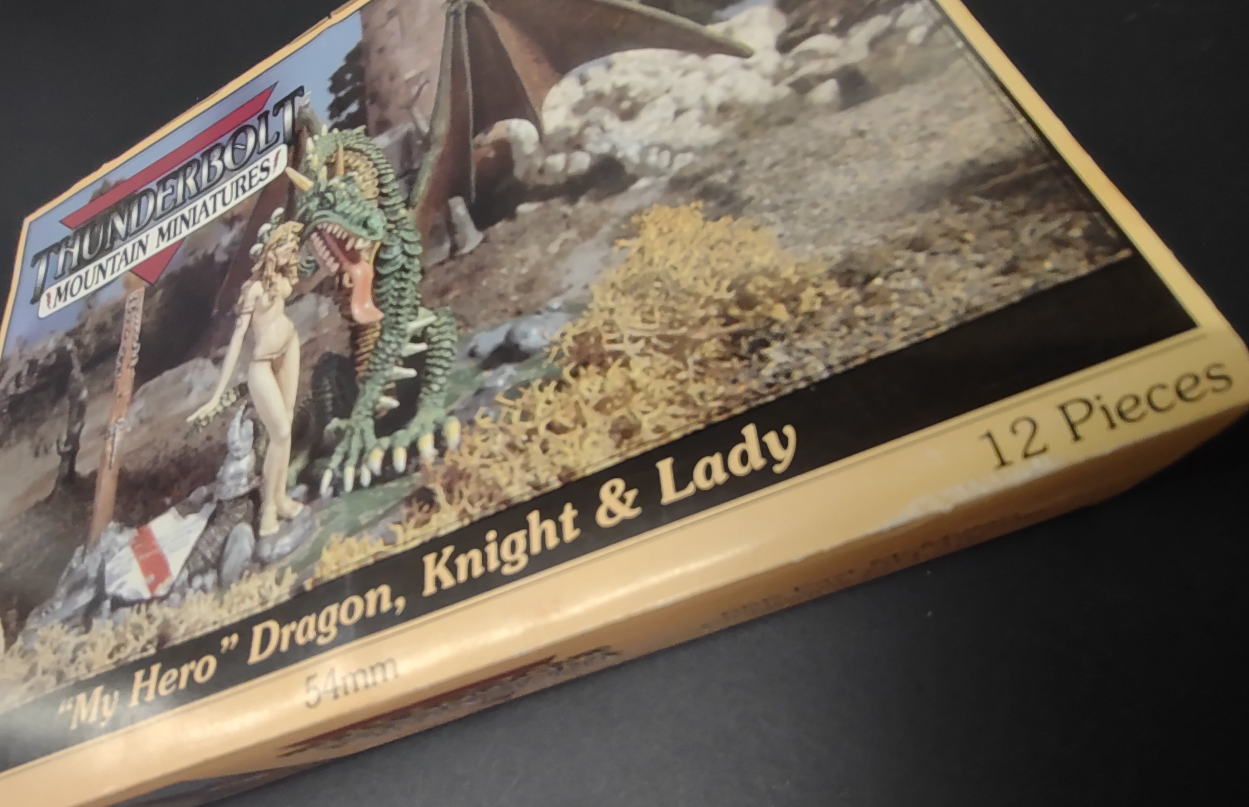 MY HERO DRAGON, KNIGHT & LADY #1011 THUNDERBOLT MOUNTAIN - Fantasy Action Figure Set for Collectors, Role Play & Diorama Displays