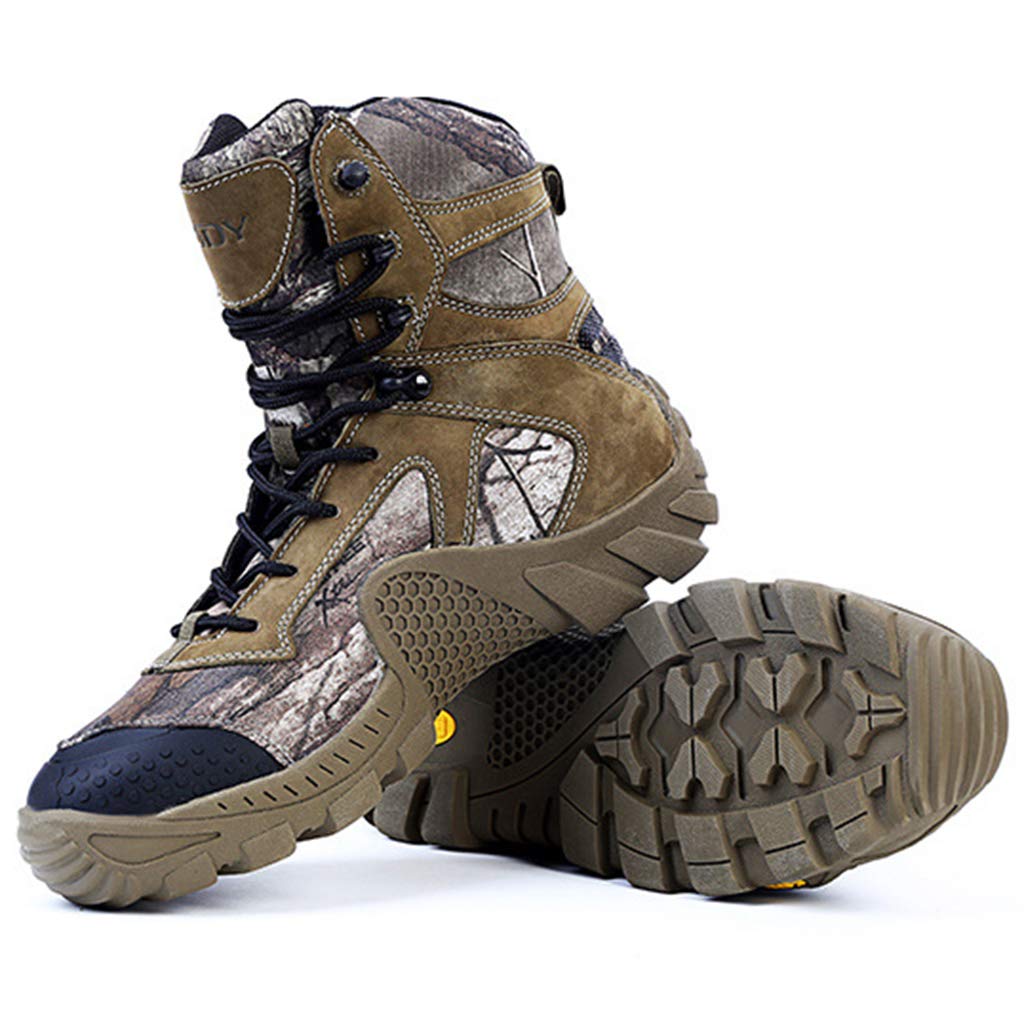Wygwlg Men's Military Combat Boots - Durable Desert Tactical Boots, Waterproof Jungle & Off-Road Hiking Boots for All Seasons | Perfect for Outdoor Adventures, Hiking, Camping & Tactical Missions