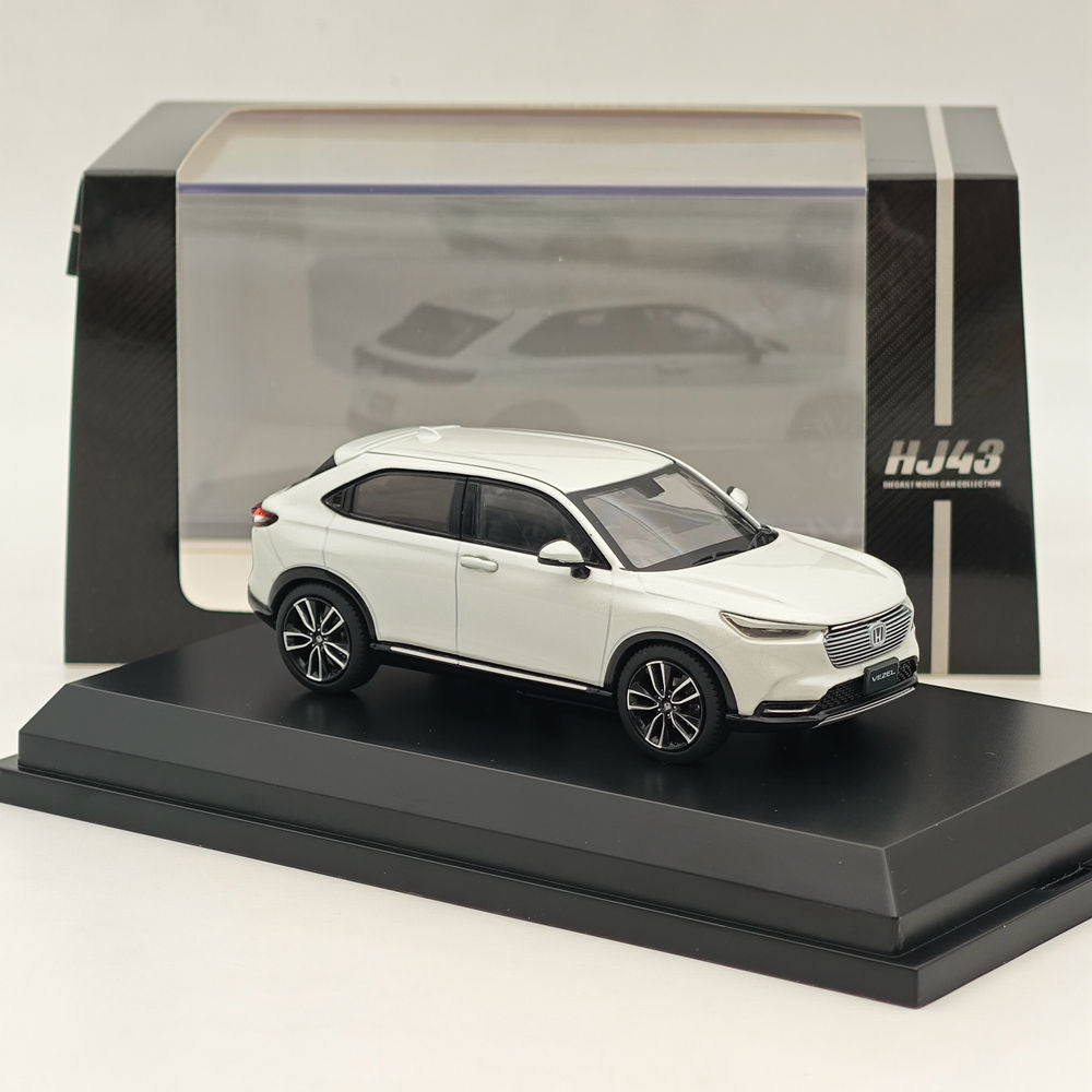 1/43 Scale Honda VEZEL Platinum White Pearl Diecast Model Car - Collectible Miniature Vehicle for Display, Gifts & Car Enthusiasts