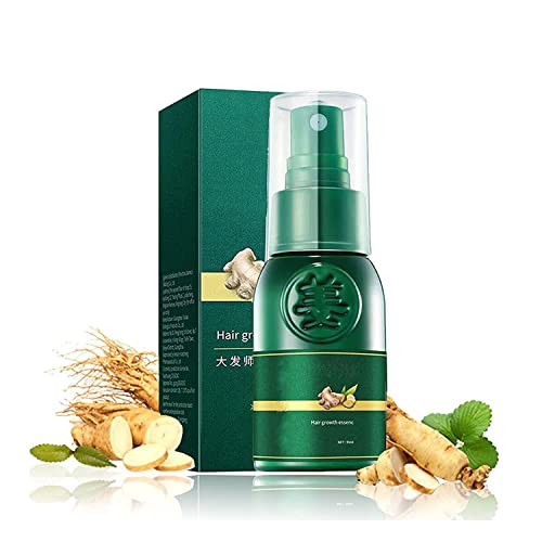 ShougaGRO Japanese Hair Growth Spray - HyunGang Korean Ginseng Hair Regrowth Serum with Botanikx Essence | 7-Day Ginger Hair Growth Treatment for Thinning Hair & Scalp Care | Perfect for Daily Use at Home or Salon (1PC)