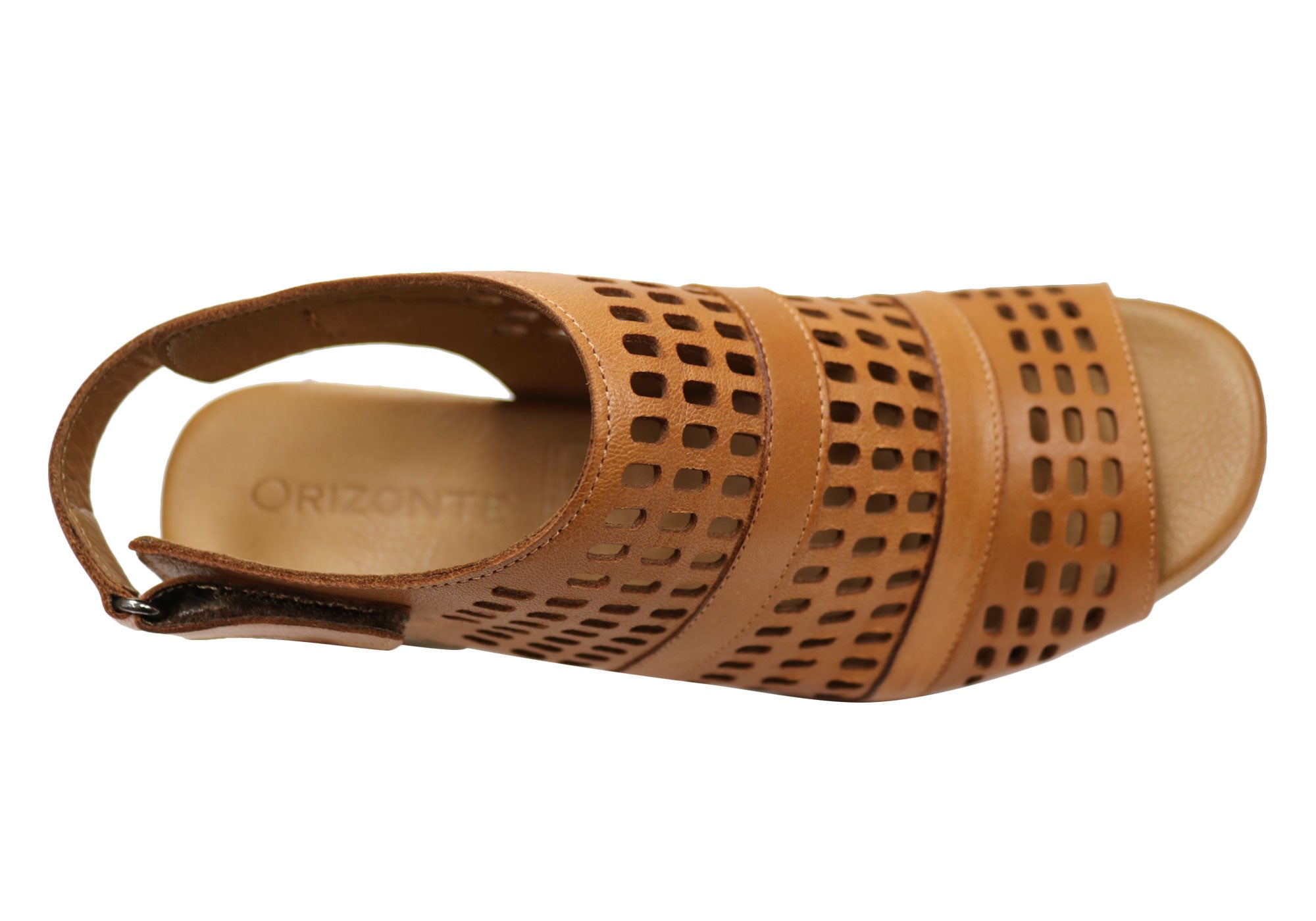 Orizonte Jazela Women's European Leather Low Heel Comfortable Sandals - Stylish & Supportive Summer Shoes for Walking, Travel & Casual Outings