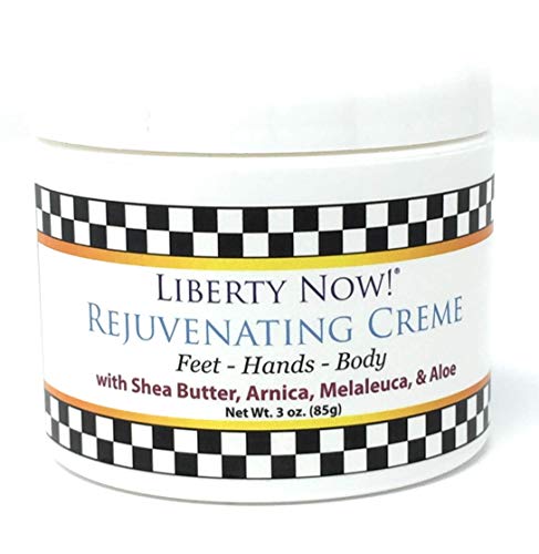 Liberty Now! Rejuvenating Foot Cream with Shea Butter, Arnica, Tea Tree Oil & Aloe - Moisturizing & Healing Foot Care for Cracked Heels, Dry Feet & Calluses - Perfect for Pedicures, Post-Workout Recovery & Daily Foot Care Routine