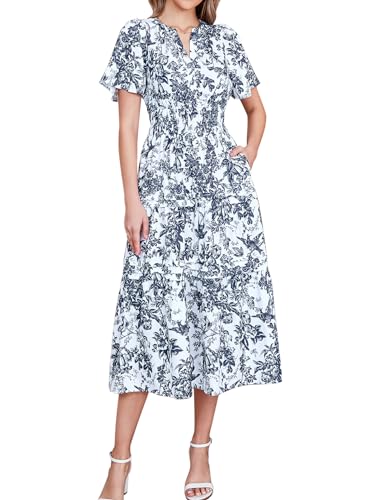 Black White Floral