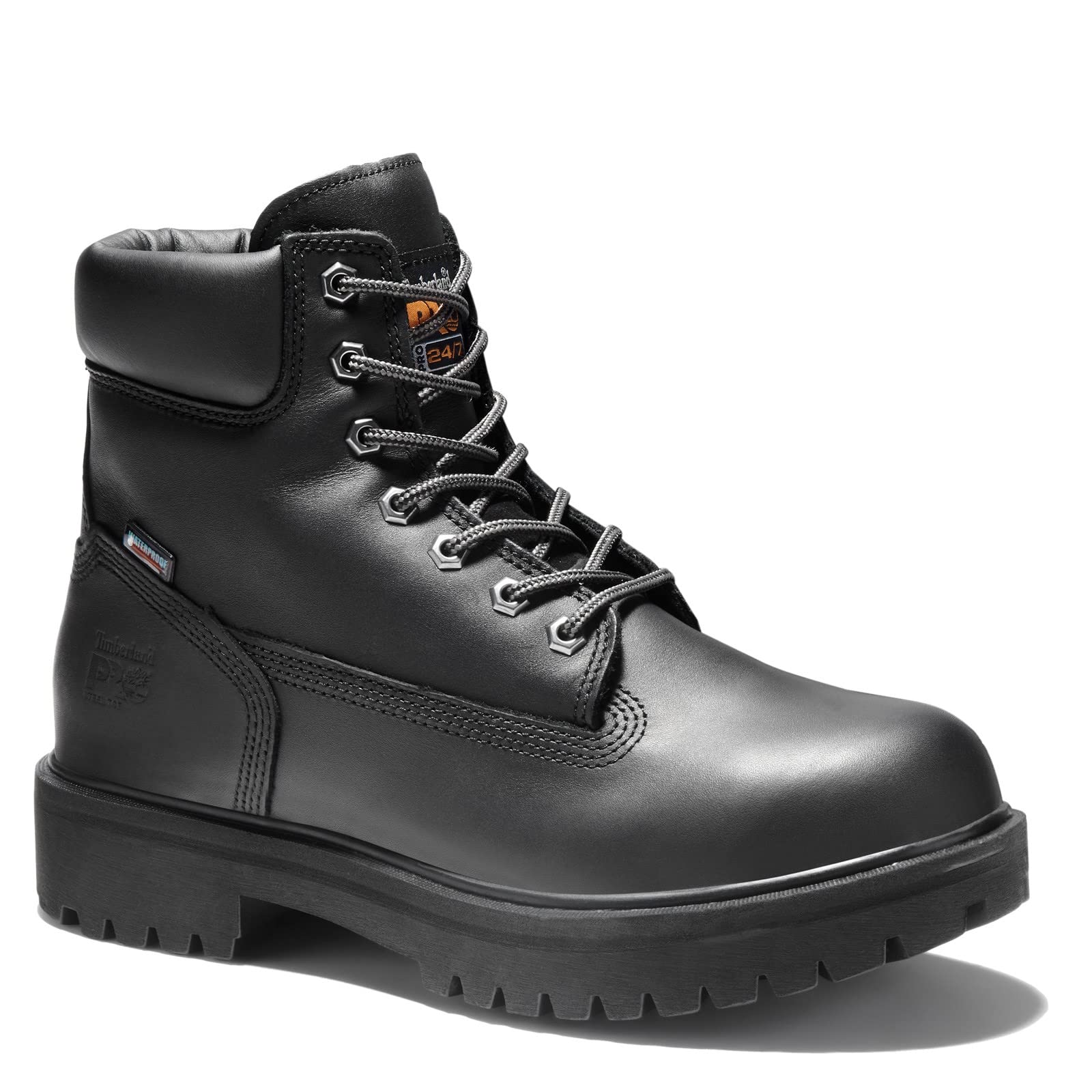 Timberland PRO Men's 6-Inch Steel Toe Waterproof Work Boots - Insulated Safety Shoes for Construction, Hiking & Outdoor Work