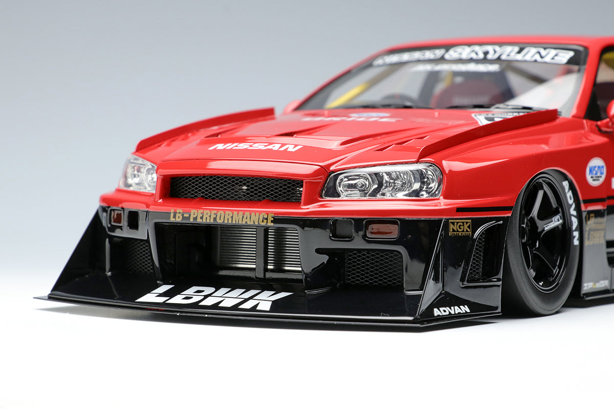 EIDOLON 1:18 Scale Nissan Skyline ER34 LBWK Super Silhouette Model Car - Tokyo Auto Salon 2020 Limited Edition - Perfect for Collectors, Display & Racing Enthusiasts