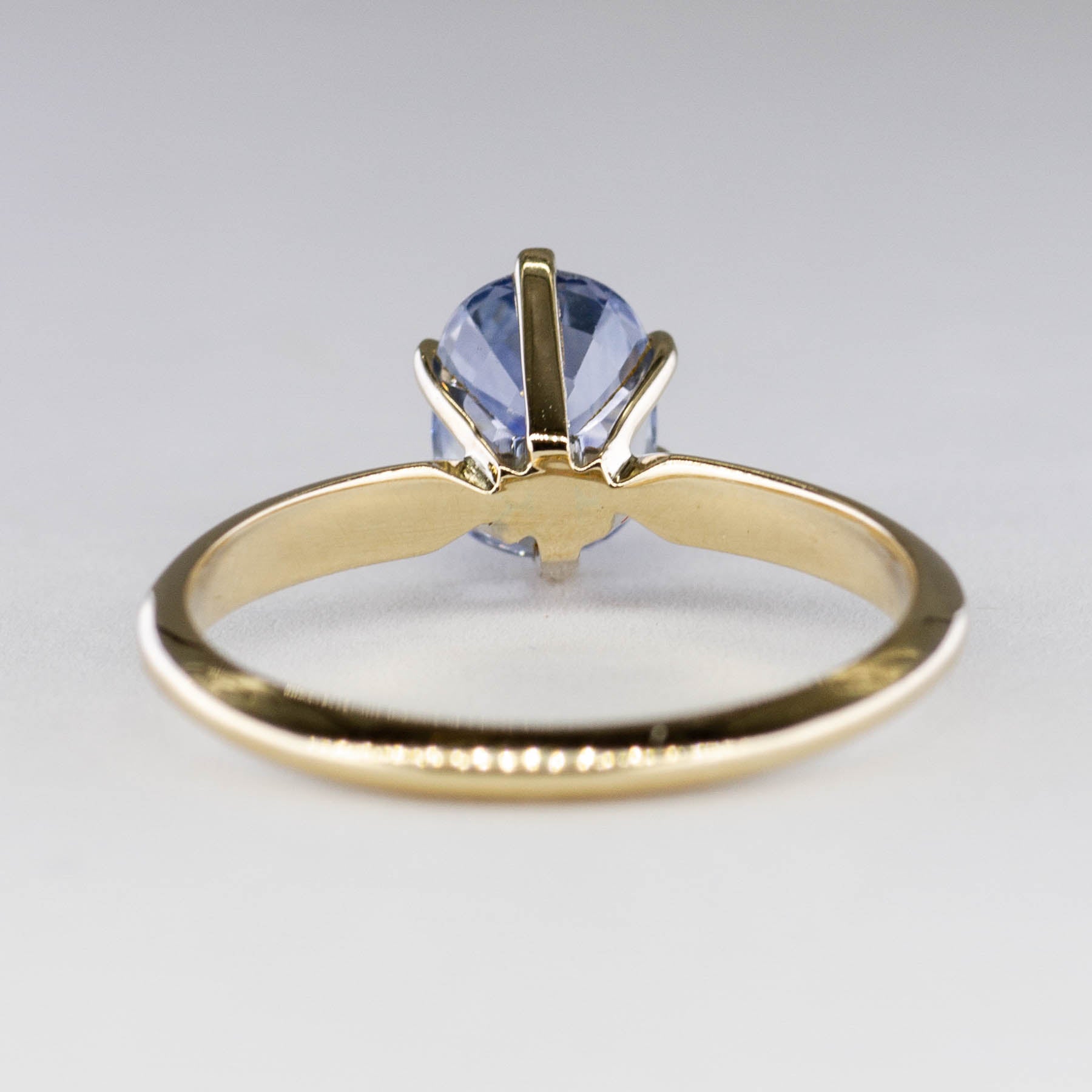 100 Ways Oval Sapphire Solitaire Ring - 1.53ct Natural Blue Sapphire Engagement Ring in Size 6.5 - Perfect for Proposals, Anniversaries & Special Occasions