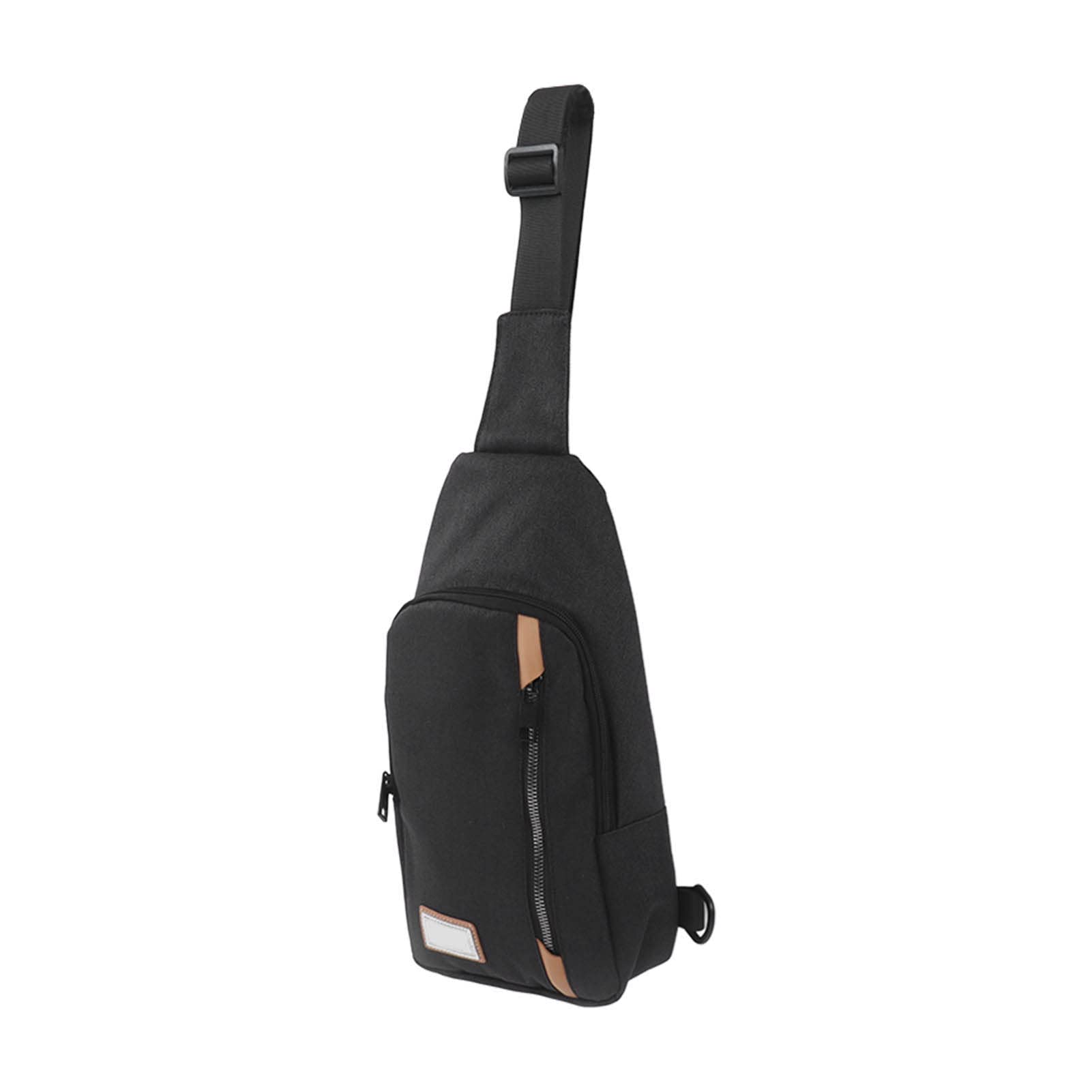 **Men's Chest Backpack - Adjustable Shoulder Strap Shock Absorbing Sponge Messenger Bag - Large Capacity Laptop & Office Supplies Organizer - Perfect for Commuting, Travel & School**