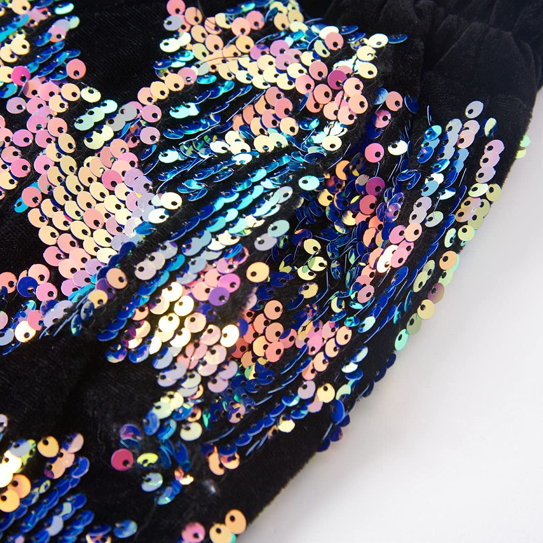 Men's Fashion Floral Glitter Sequin Velvet Pants - Stylish Party & Evening Wear for Holidays, Weddings & Special Occasions