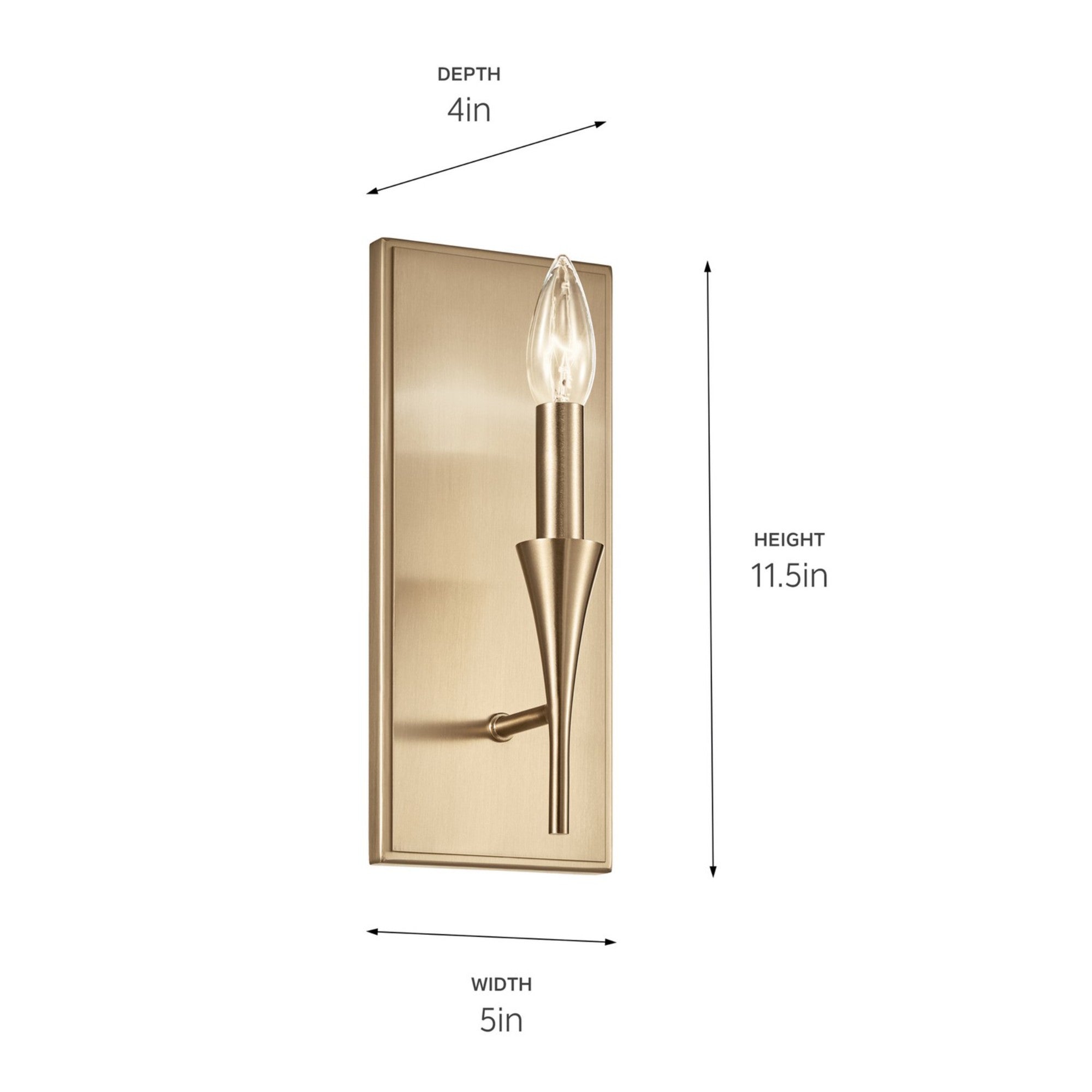 Alvaro 11 1-Light Wall Sconce in Bronze Finish - Elegant Lighting Fixture for Bedroom, Hallway & Living Room Decor