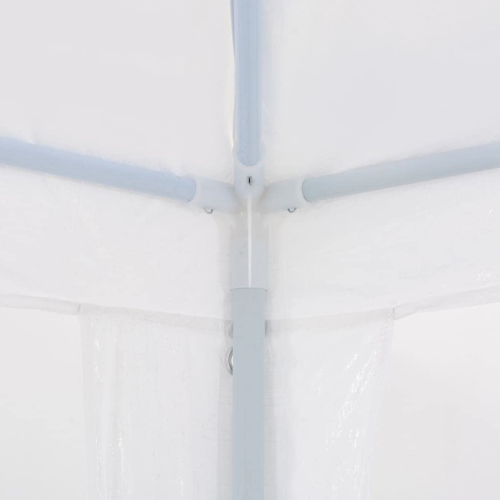 Minimalist White PE Outdoor Gazebo Canopy 9'10