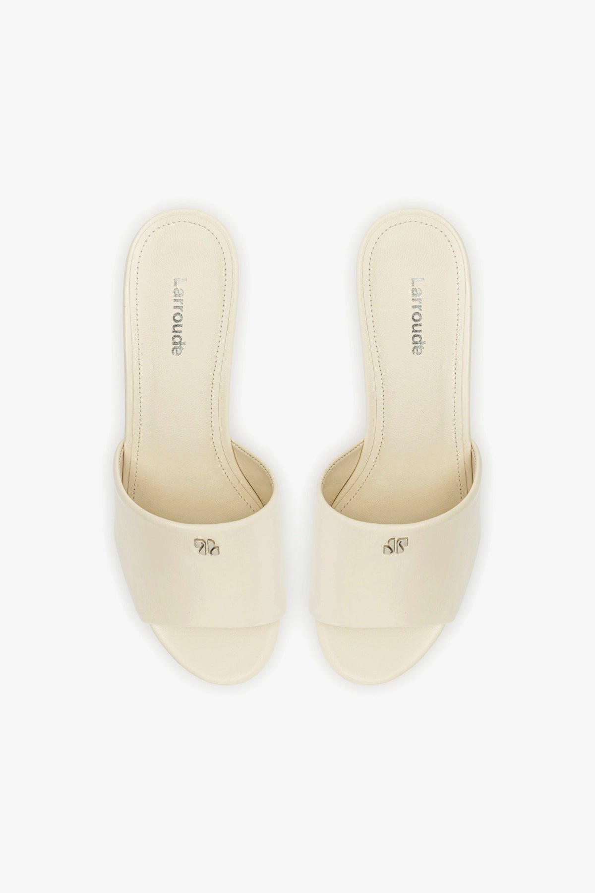 Miso Platform Mule Shoes - Ivory Leather Women's Slip-On Loafers for Casual & Office Wear | Comfortable & Stylish Summer Footwear