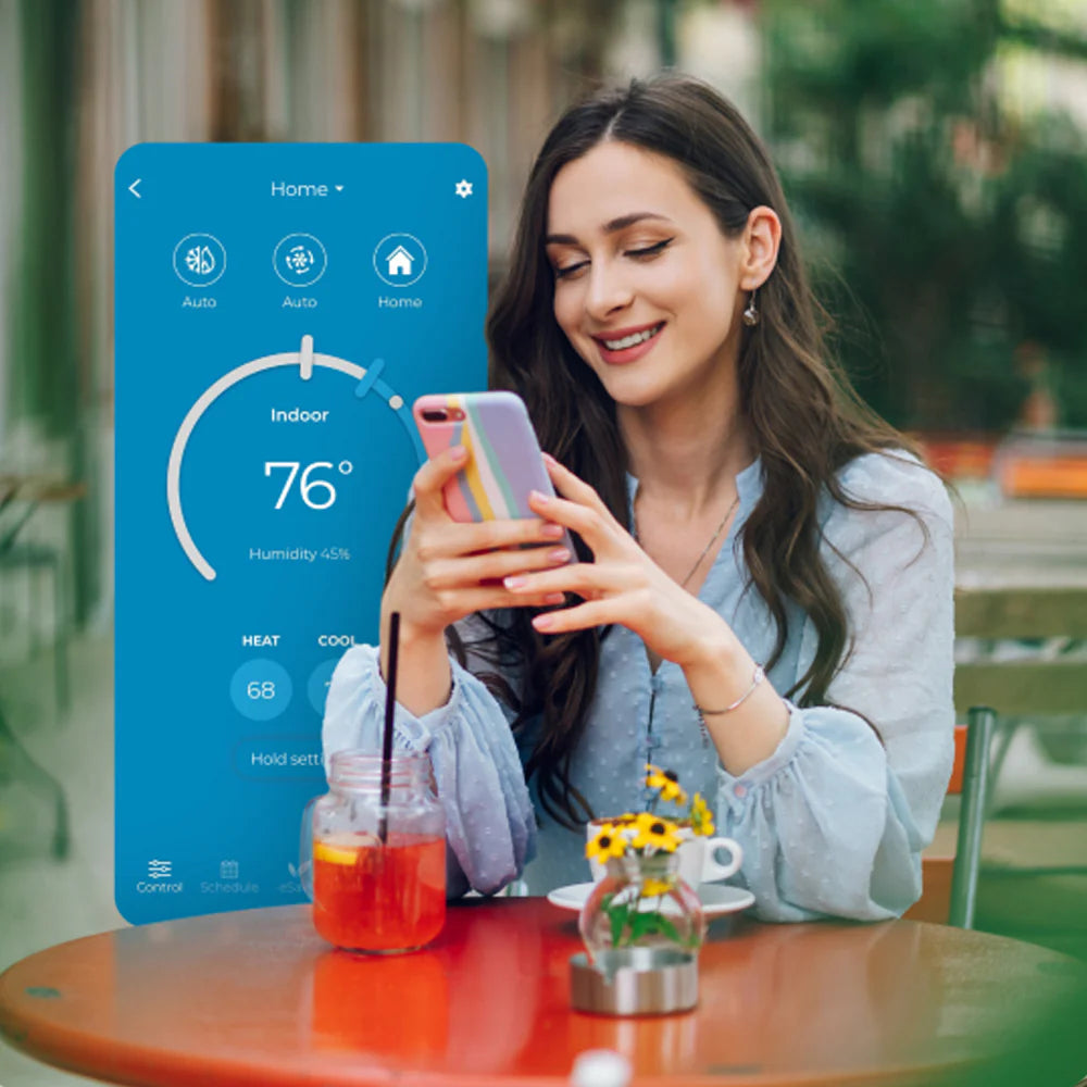 MRCOOL Mini Split Thermostat - Smart WiFi Thermostat for Ductless AC with Battery & Smartphone App Control - Perfect for Home, Office, and Bedroom Temperature Regulation