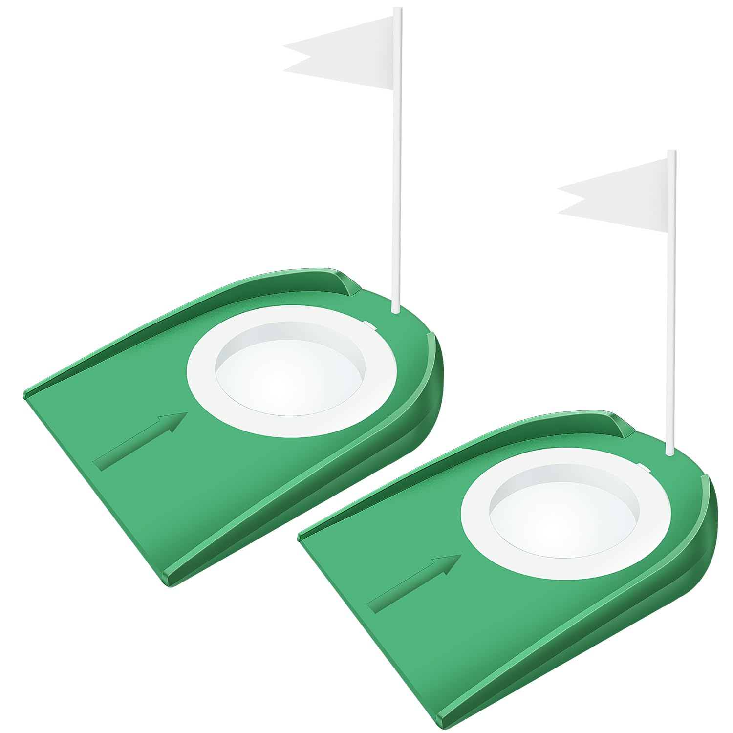 Premium Golf Putting Cup with Flag - Indoor/Outdoor Practice Training Aid for Improved Putting Accuracy | Perfect for Home, Office, or Backyard Golf Practice