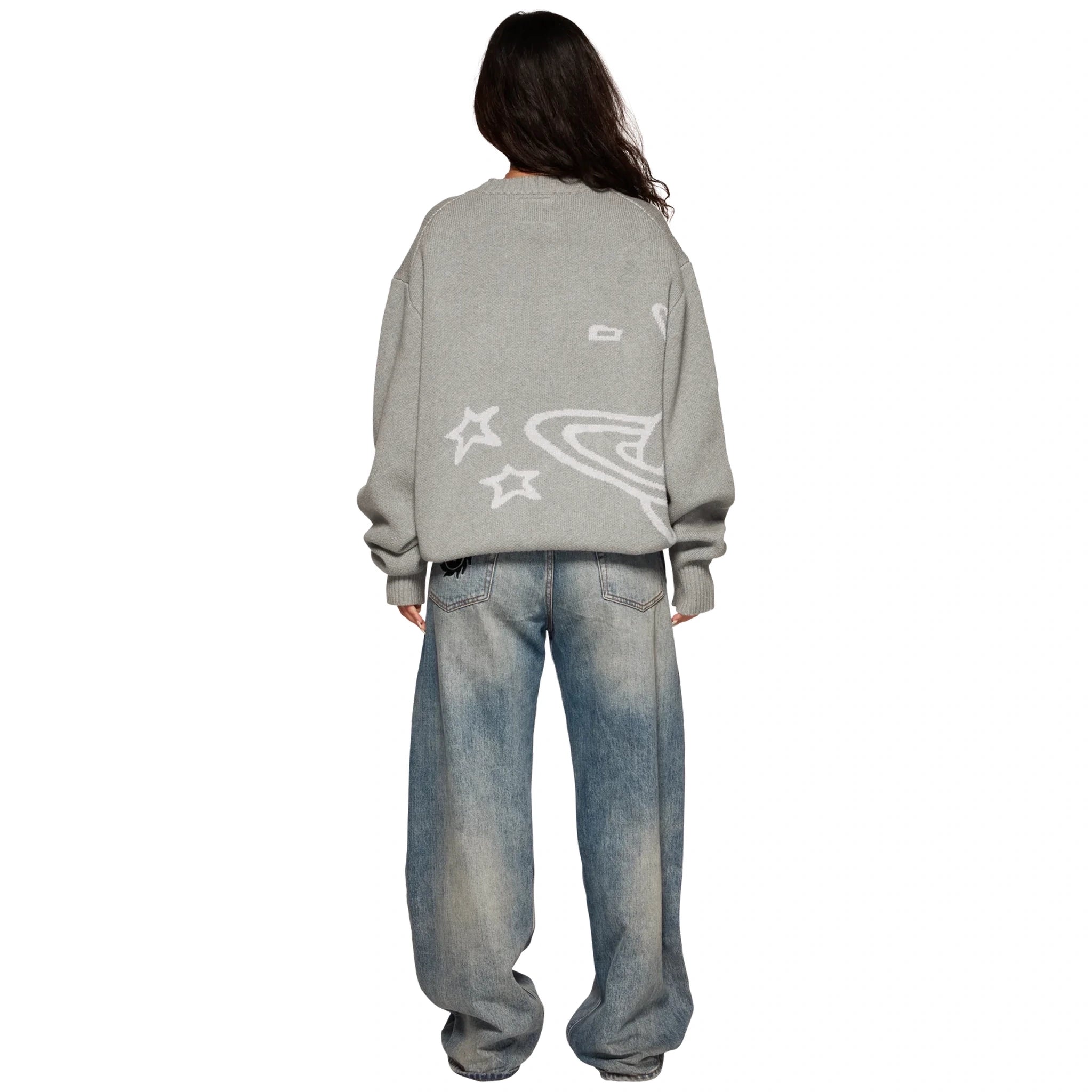 Broken Planet Heather Grey Knit Sweatshirt - Cozy Oversized Pullover for Men & Women | Perfect for Casual Wear, Fall Fashion, and Street Style Outfits