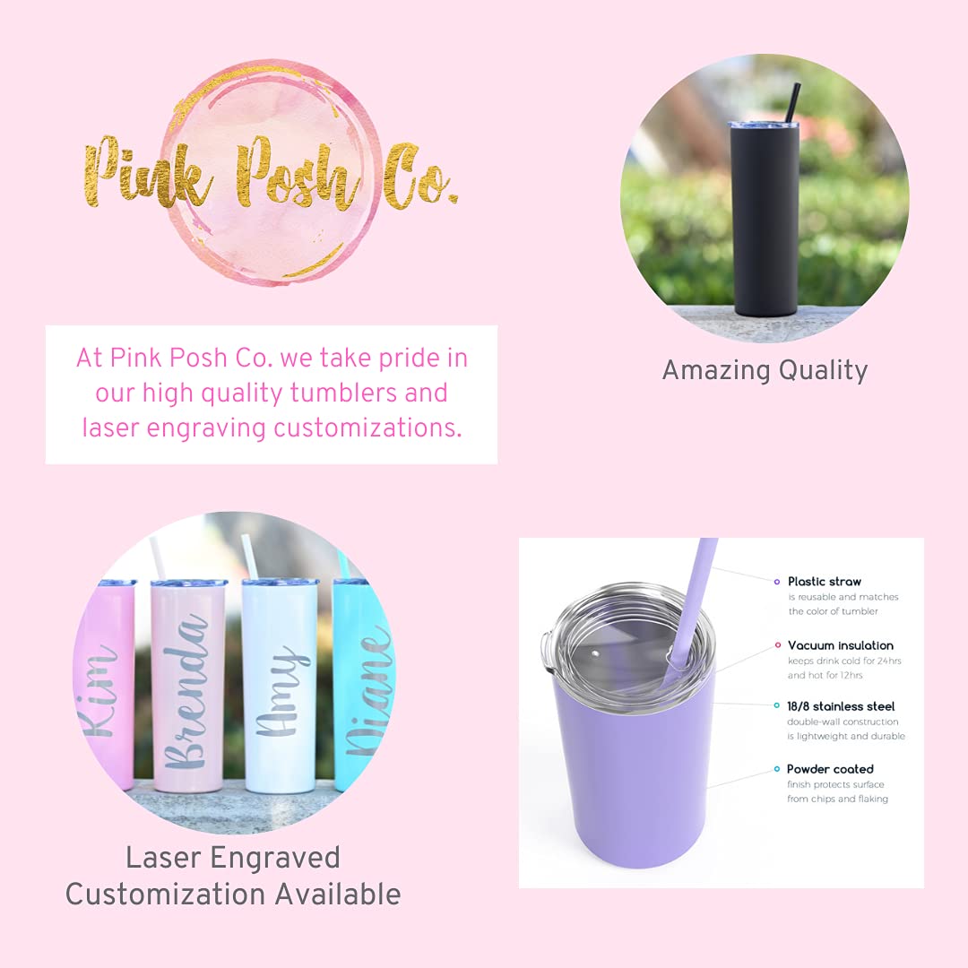 Personalized Laser Engraved Tumbler with Straw - Perfect Wedding Gift for Mother of the Groom from Bride, Daughter-in-Law or Son - Bridal Party Gift Idea - Great for Engagement Announcements & Mother-in-Law Wedding Gifts - Ideal for Weddings, Bridal Showers & Anniversary Celebrations
