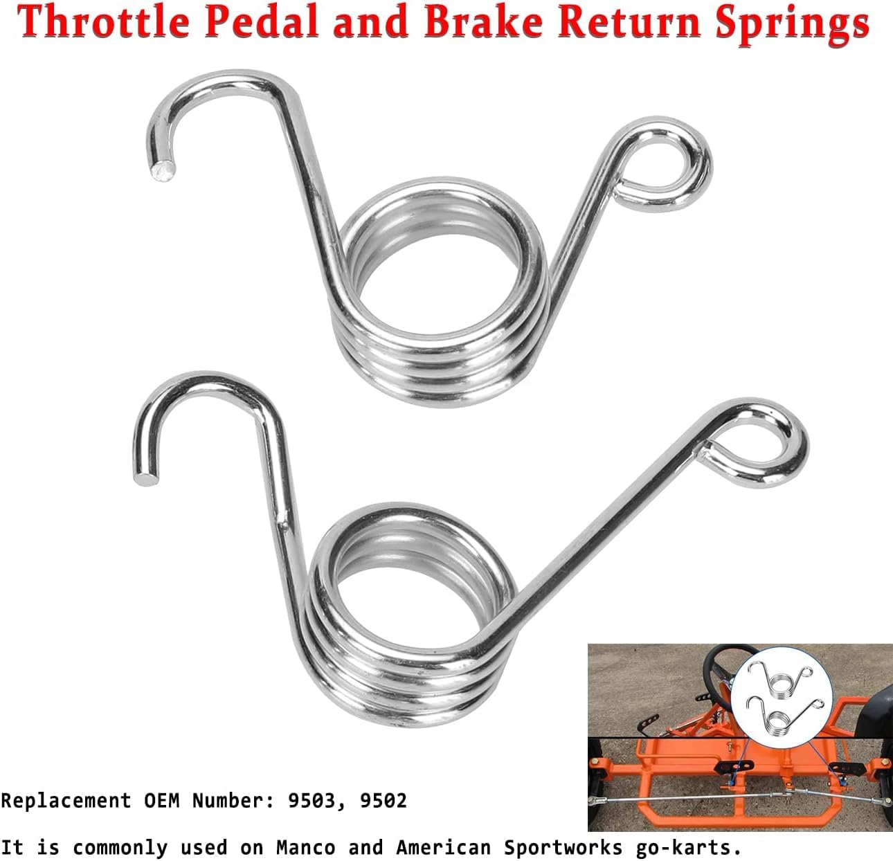 Go Kart Brake Kit & Throttle Pedals with Steering Wheels - Complete Racing Control System for Kids & Adults - Perfect for Off-Road, Backyard, and Track Racing