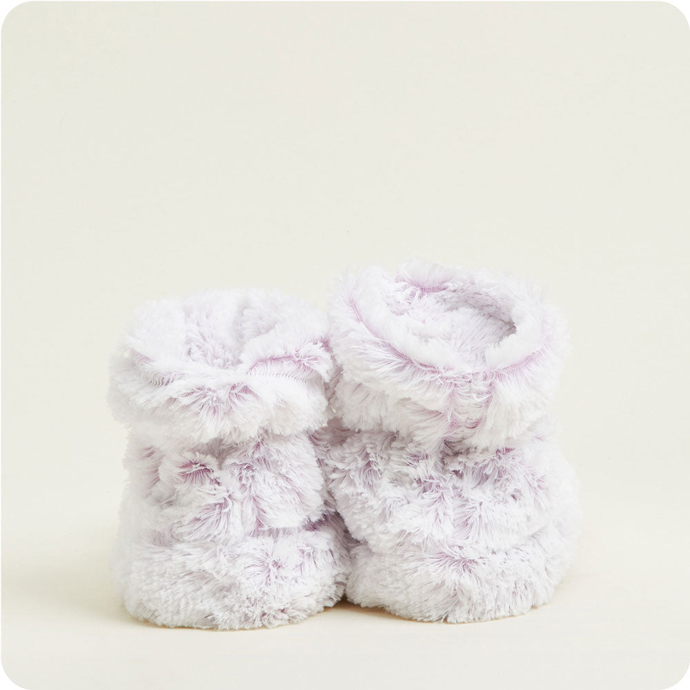 Cozy Lavender Scented Marshmallow Boots - Warmies® Plush Slippers for Women & Girls | Perfect for Relaxation, Stress Relief & Home Comfort