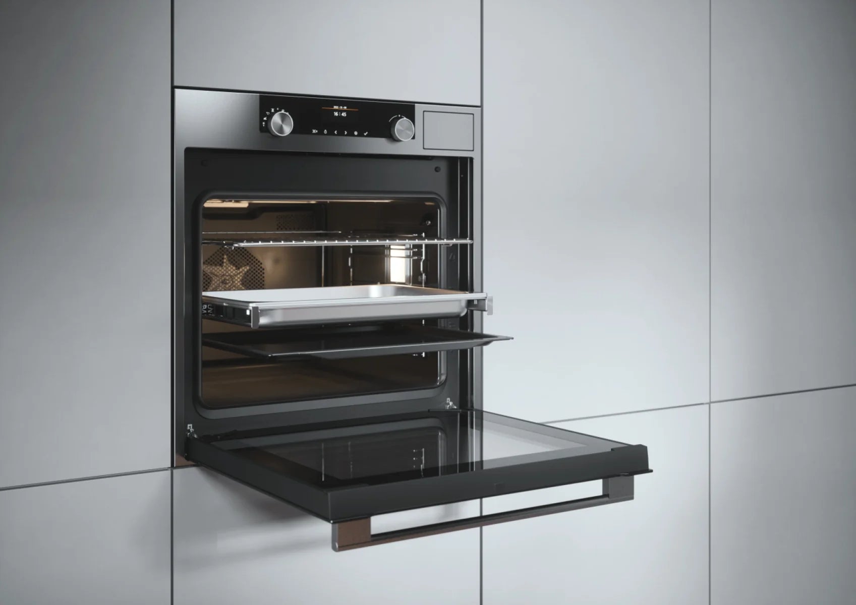 ASKO 60cm Built-In Combination Steam Oven OCS8664S - Premium Stainless Steel, 14 Cooking Functions, Perfect for Baking, Roasting & Healthy Cooking | Ideal for Home Chefs & Modern Kitchens