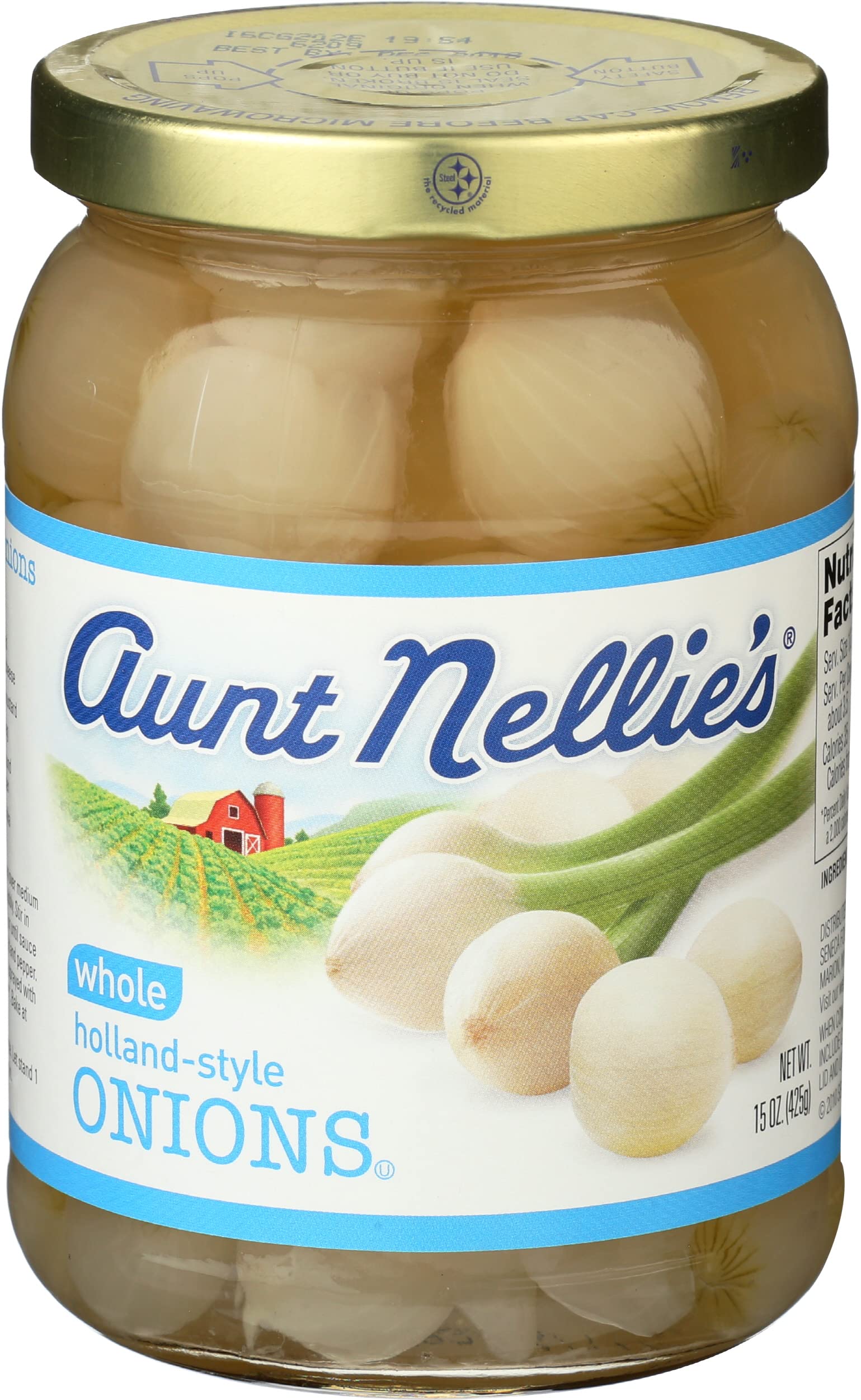 Dutch Style Whole Onions - Fresh, Crisp & Flavorful for Cooking, Salads & Pickling