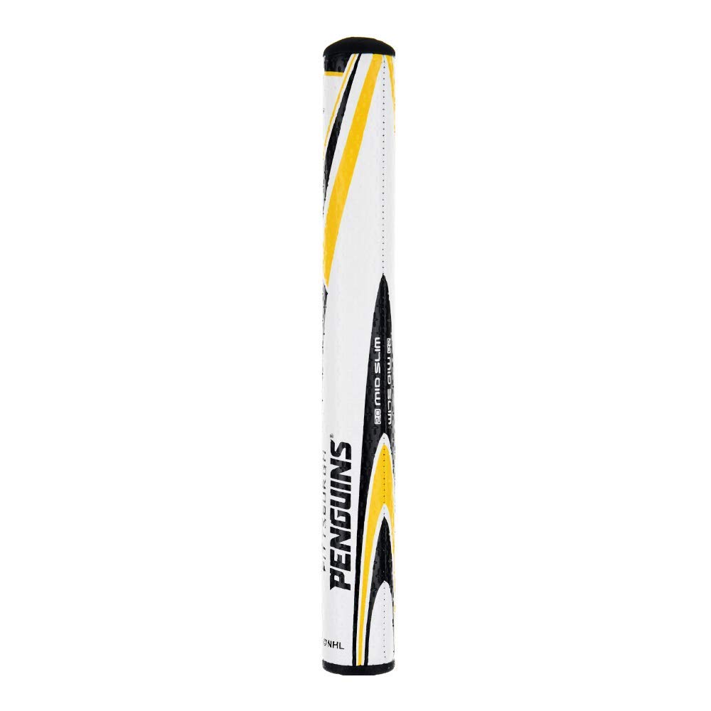 SuperStroke NHL Golf Putter Grip Mid Slim 2.0 - Cross-Traction Texture, Oversized Profile for Consistent Stroke, Non-Slip Grip - Perfect for Precision Putting on Greens