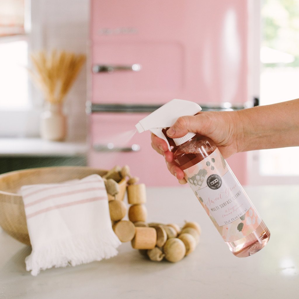 Sweet Grace Multi-Surface Cleaning Spray - All-Purpose Cleaner for Kitchen, Bathroom, Floors & More | Safe for Home & Office Use